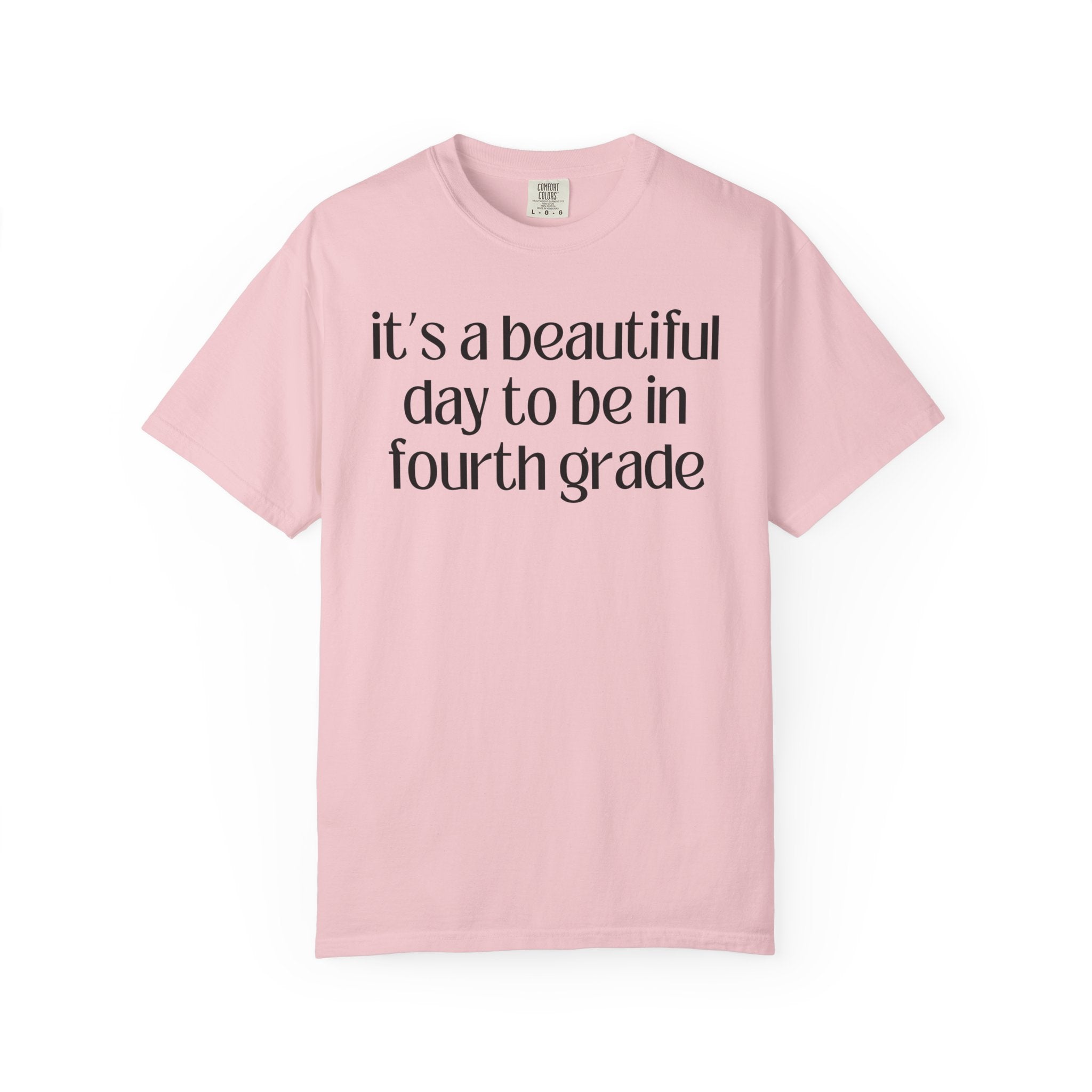 Fourth Grade Teacher Tee Shirt for Back to School, Cute Matching Teacher T-Shirt for First Day of School, Elementary School New Teacher Gift - Opal and June