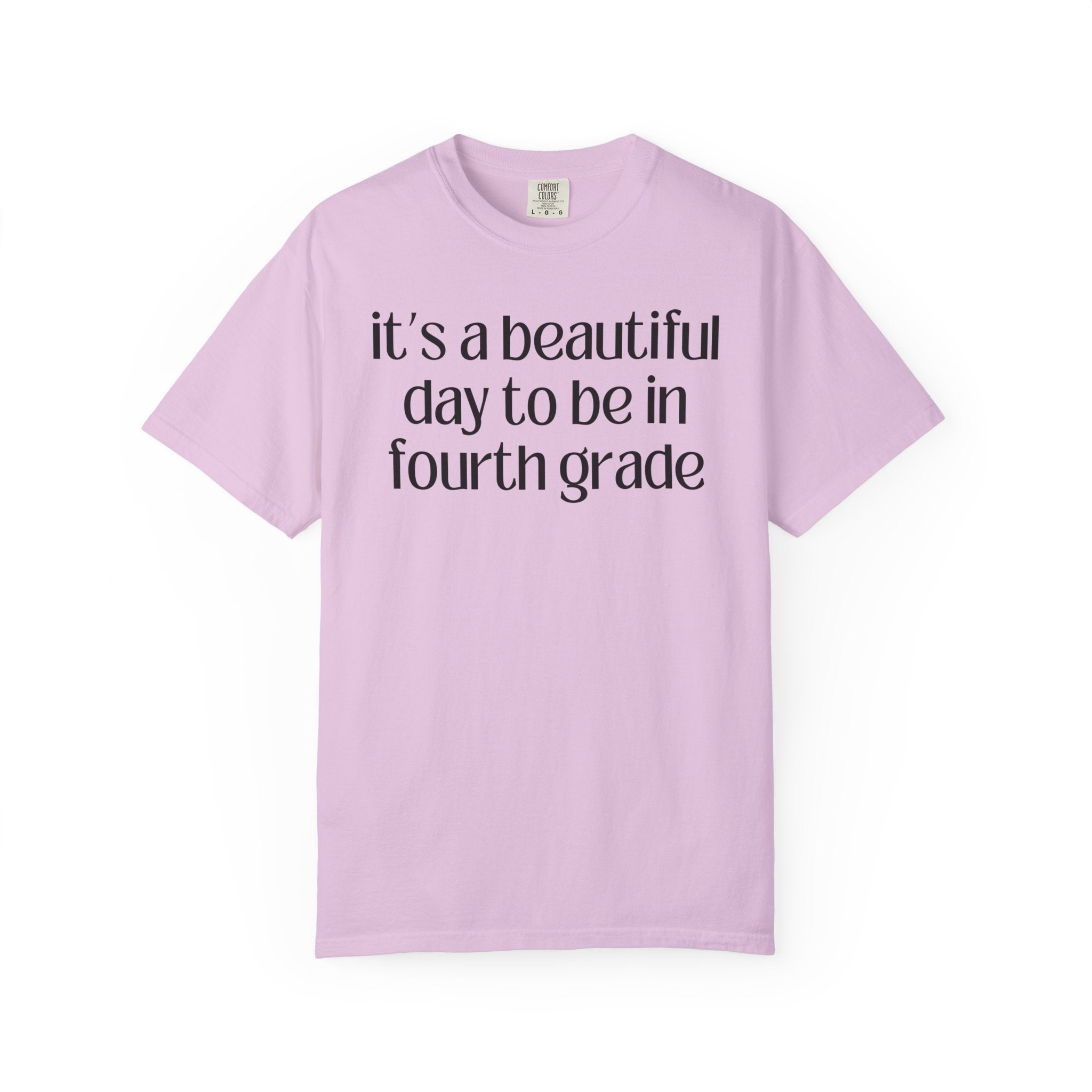 Fourth Grade Teacher Tee Shirt for Back to School, Cute Matching Teacher T-Shirt for First Day of School, Elementary School New Teacher Gift - Opal and June