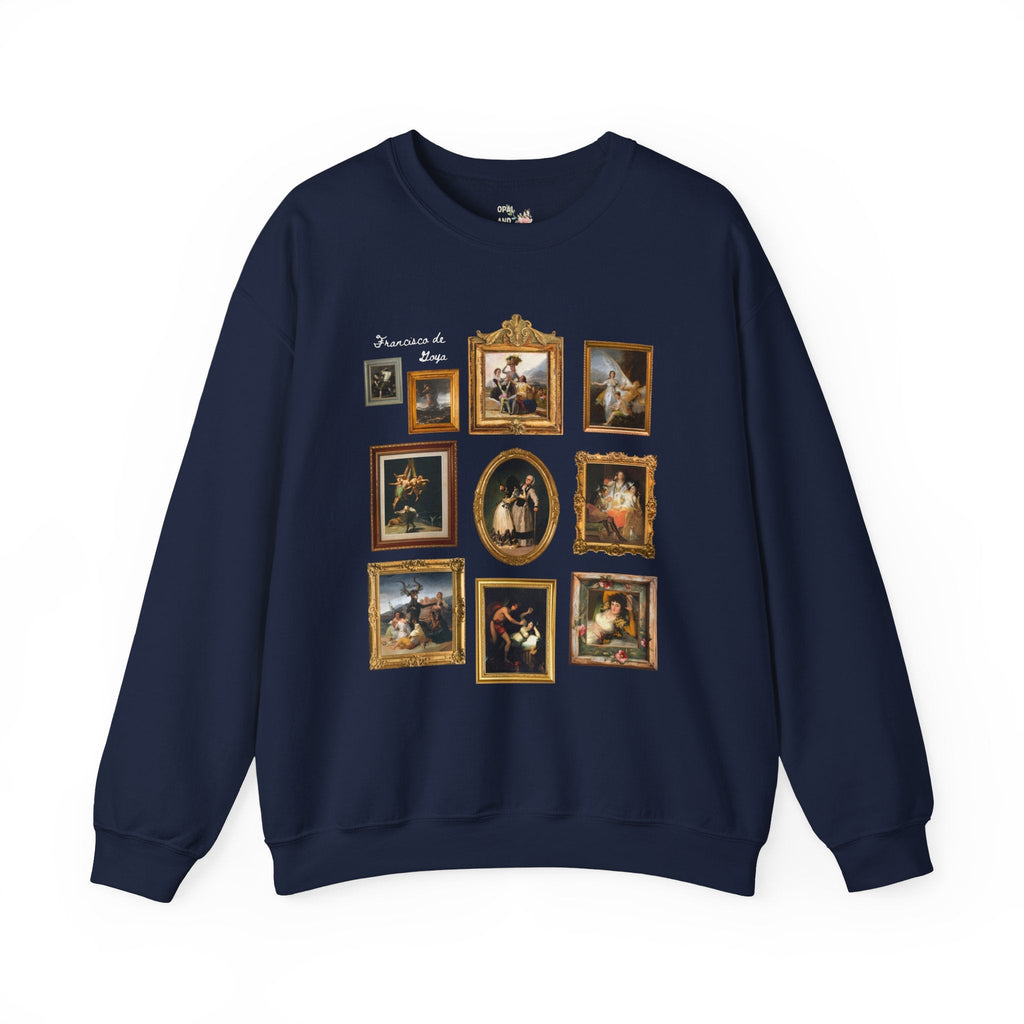 Francisco de Goya Art History Sweatshirt: Spooky and Witchy Art History Crewneck, Romanticism Art Movement, Humanities Major Graduation Gift - Opal and June