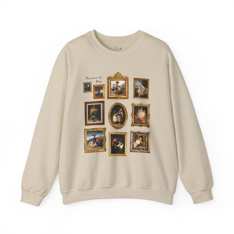 Francisco de Goya Art History Sweatshirt: Spooky and Witchy Art History Crewneck, Romanticism Art Movement, Humanities Major Graduation Gift - Opal and June