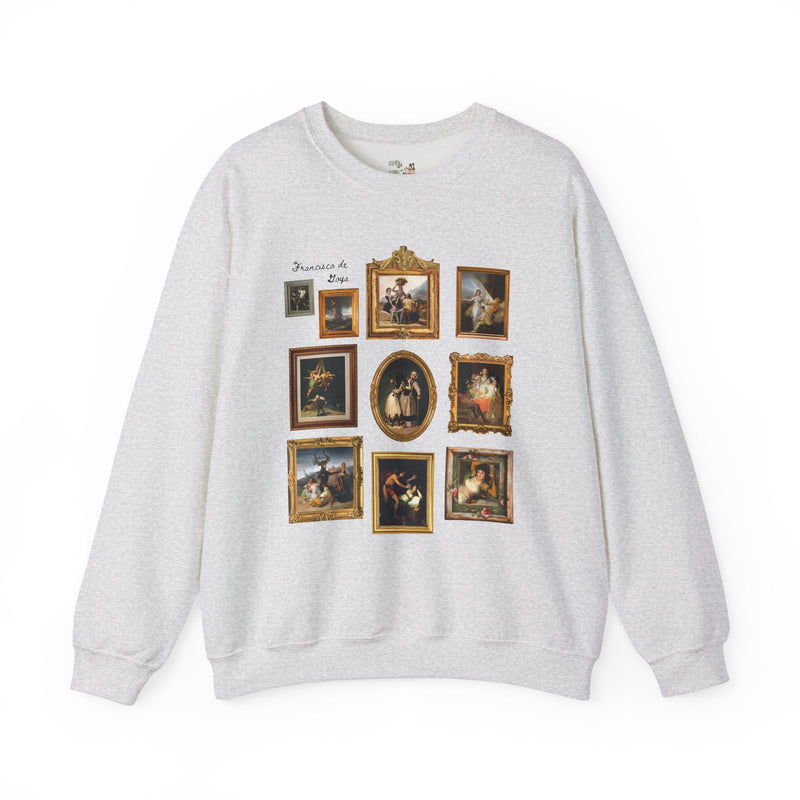 Francisco de Goya Art History Sweatshirt: Spooky and Witchy Art History Crewneck, Romanticism Art Movement, Humanities Major Graduation Gift - Opal and June