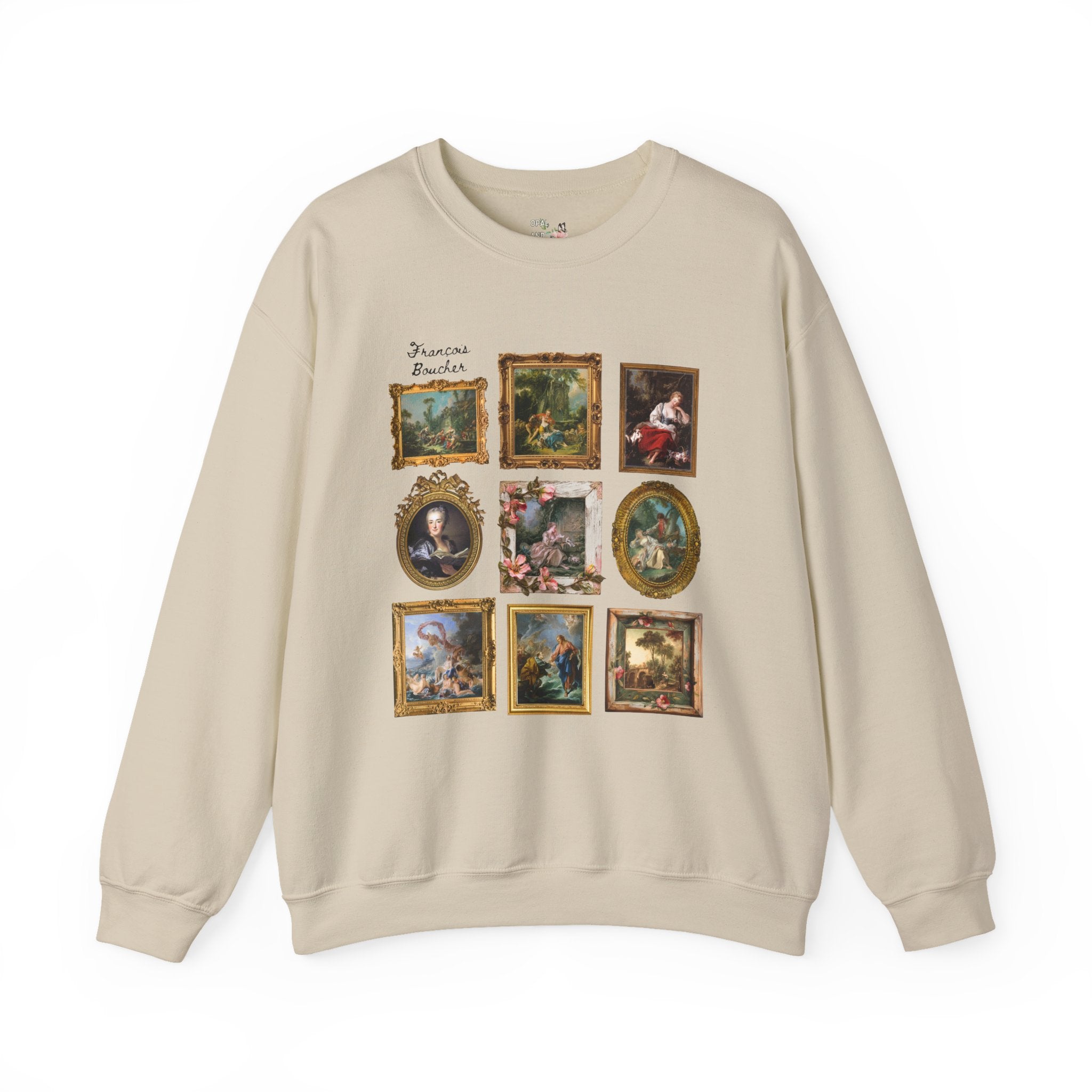 François Boucher Rococo Art History Sweatshirt, Famous 18th Century Paintings, French History, Humanities Major Graduation Gift, Art Teacher - Opal and June