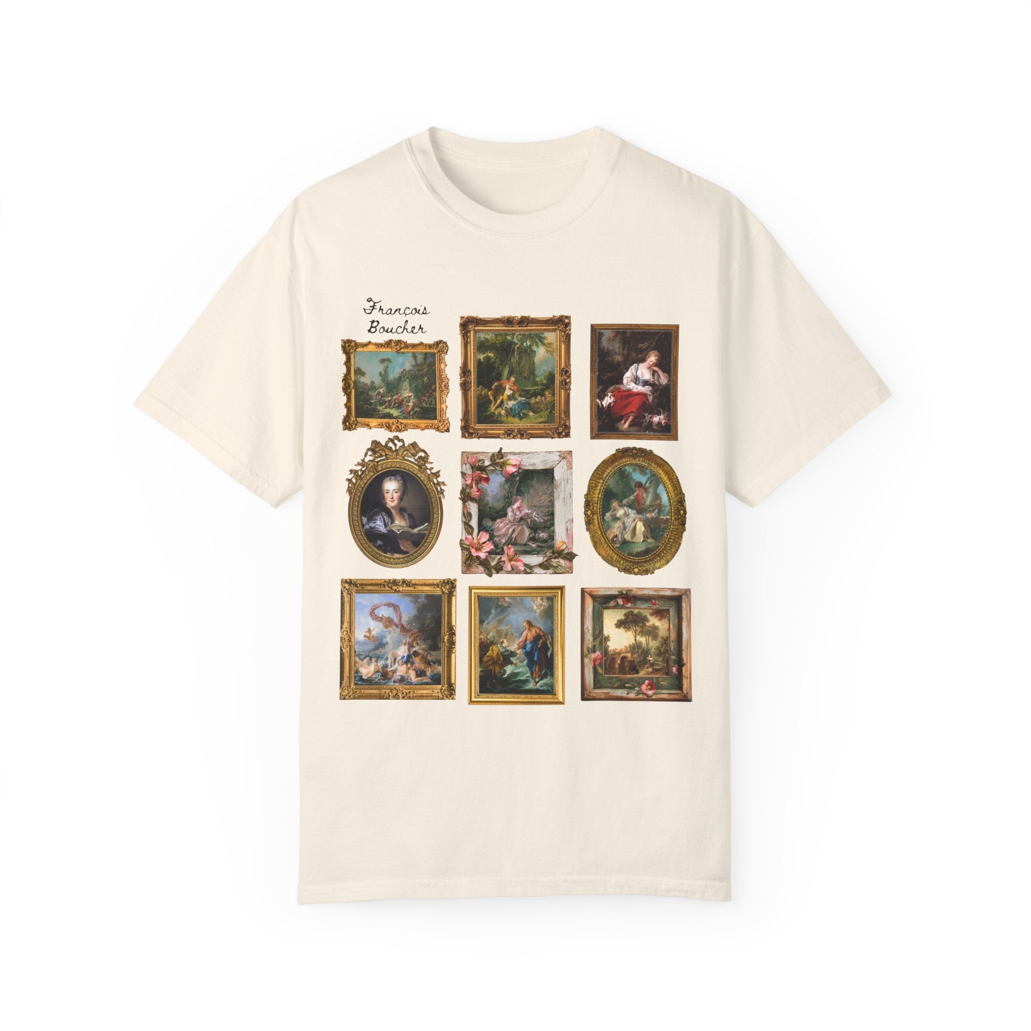 François Boucher Rococo Art History Tee, Famous 18th Century Paintings, French Art History, Humanities Major Graduation Gift, Art Teacher - Opal and June