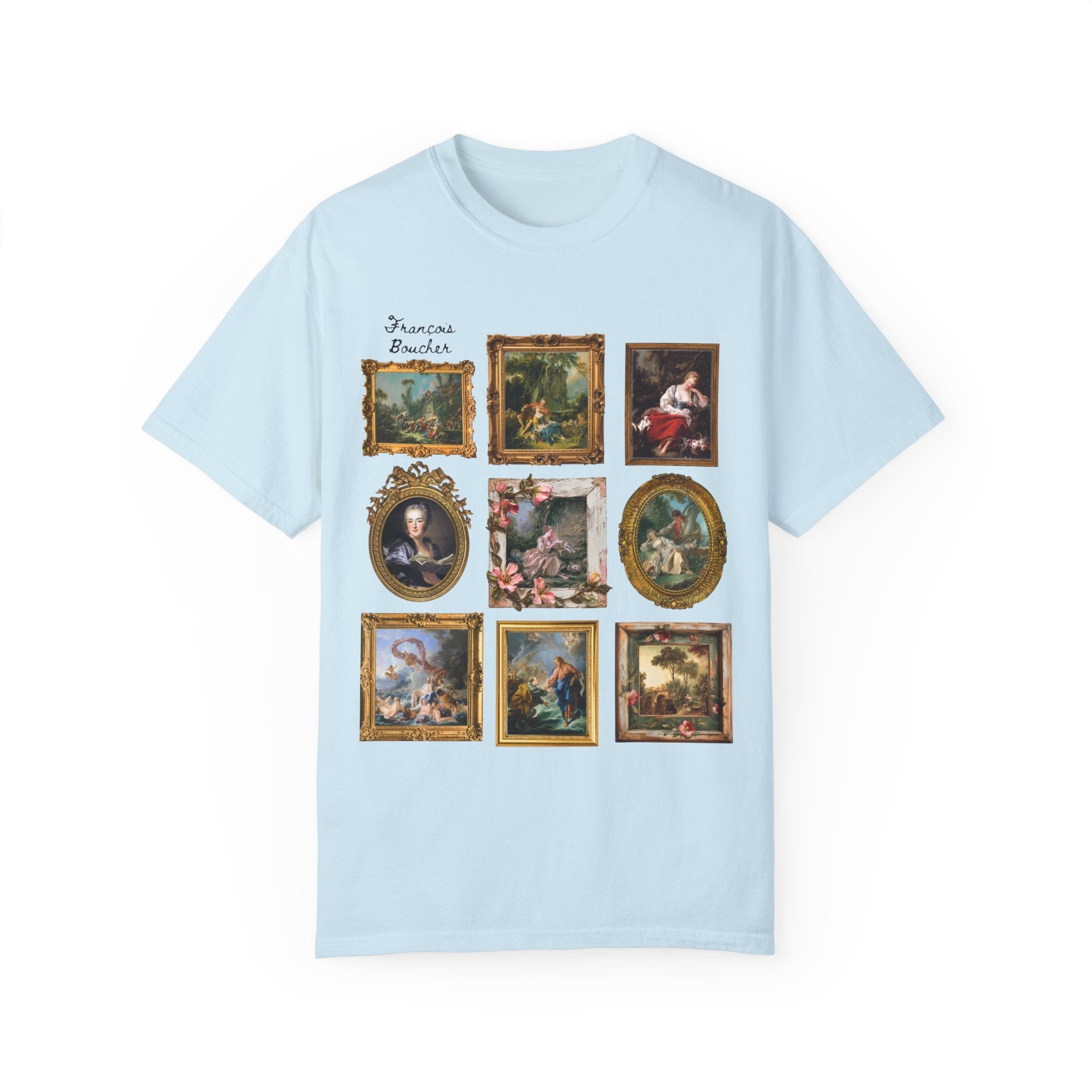 François Boucher Rococo Art History Tee, Famous 18th Century Paintings, French Art History, Humanities Major Graduation Gift, Art Teacher - Opal and June