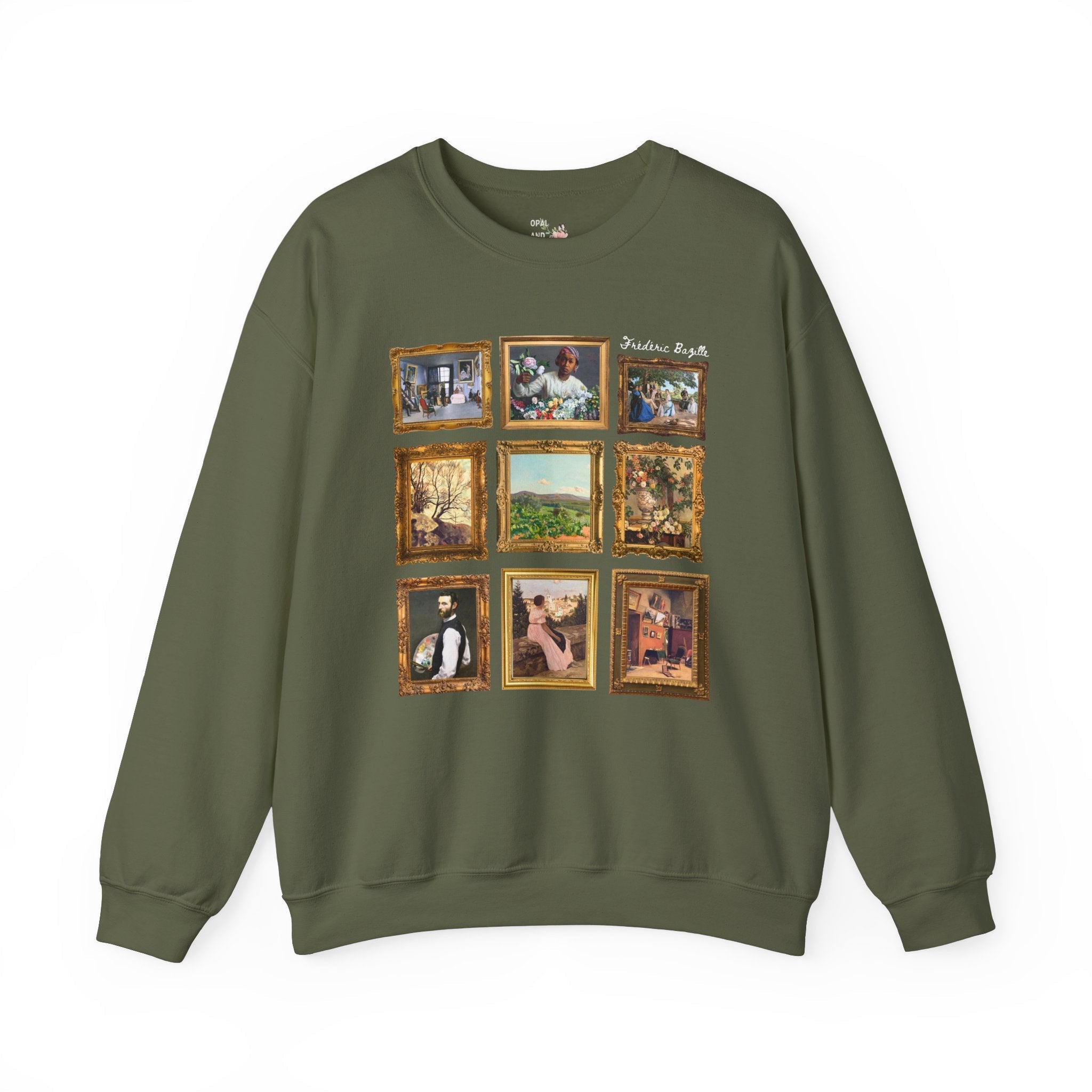 Frédéric Bazille Art History Sweatshirt, Famous Paintings, Classic Art Impressionist Shirt, Humanities Professor, High School Art Teacher - Opal and June