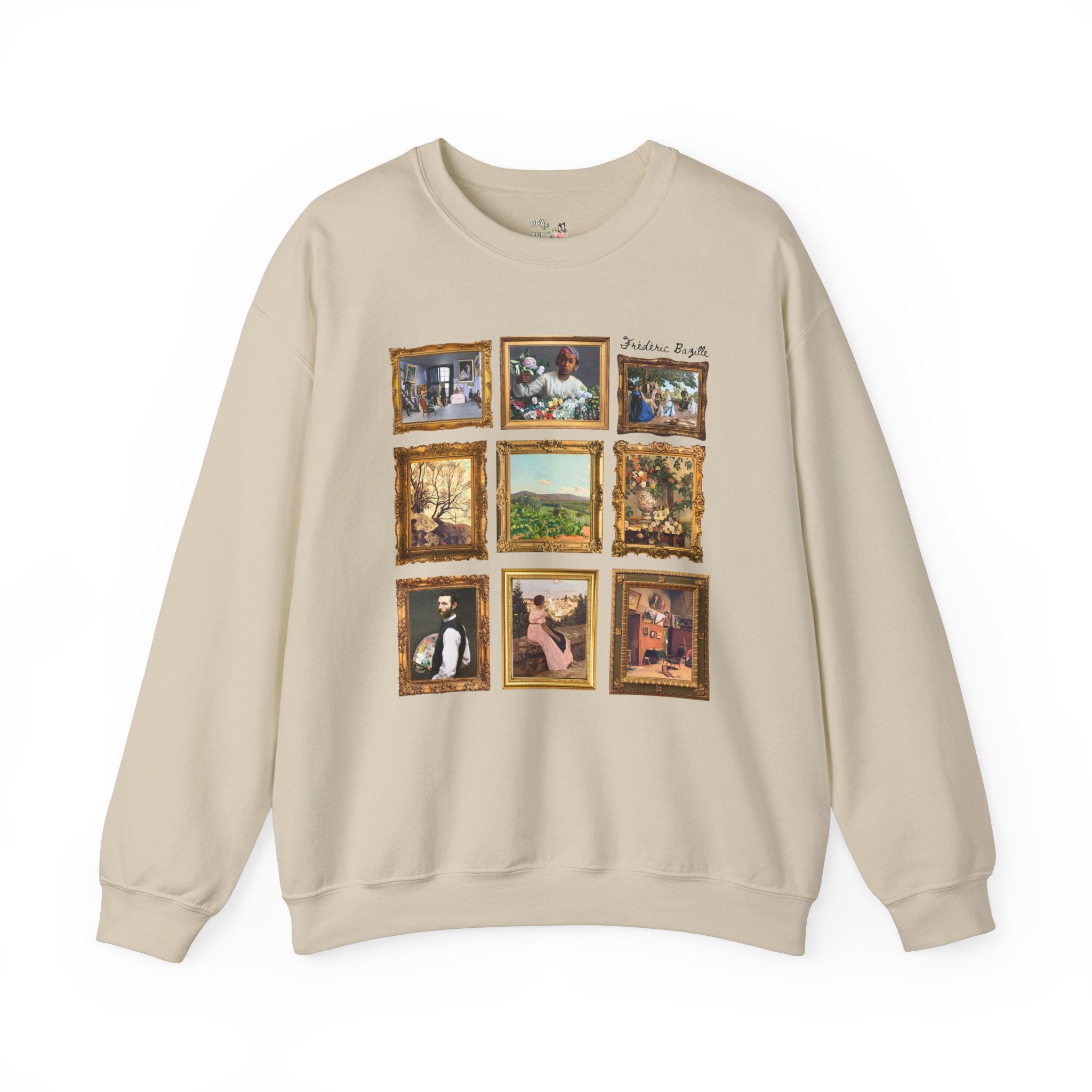 Frédéric Bazille Art History Sweatshirt, Famous Paintings, Classic Art Impressionist Shirt, Humanities Professor, High School Art Teacher - Opal and June
