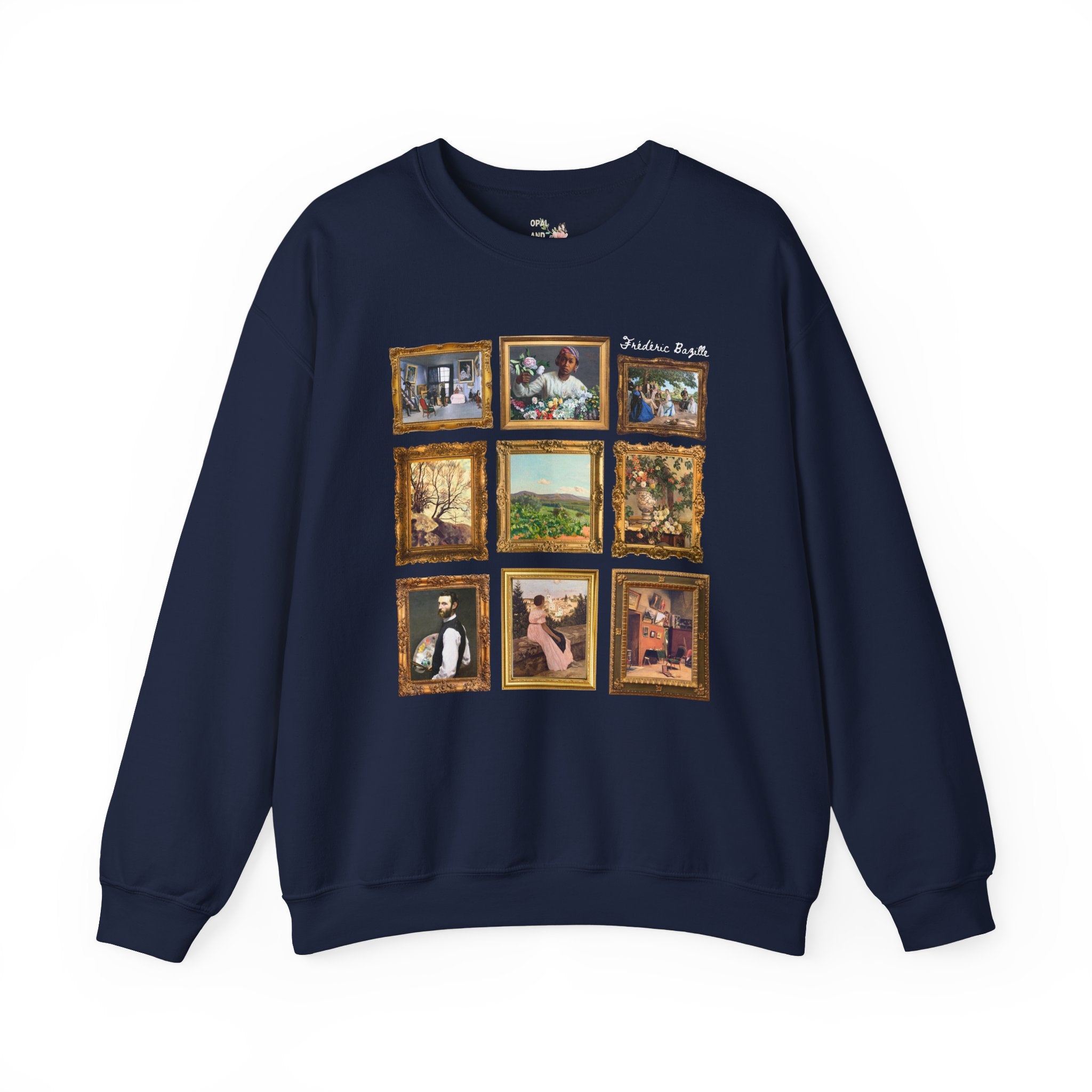 Frédéric Bazille Art History Sweatshirt, Famous Paintings, Classic Art Impressionist Shirt, Humanities Professor, High School Art Teacher - Opal and June