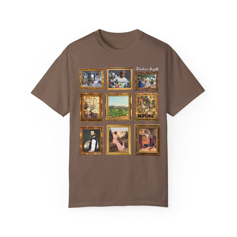 Frédéric Bazille Art History Tee Shirt, Famous Paintings, Classic Art Impressionist T-Shirt, Humanities Professor, High School Art Teacher - Opal and June