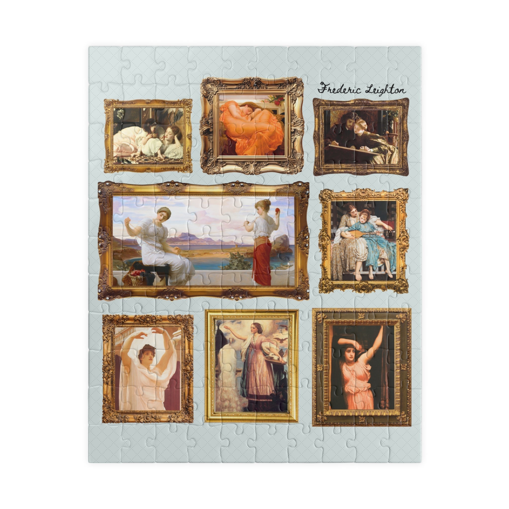 Frederic Leighton Art History Puzzle: Famous Paintings - Opal and June