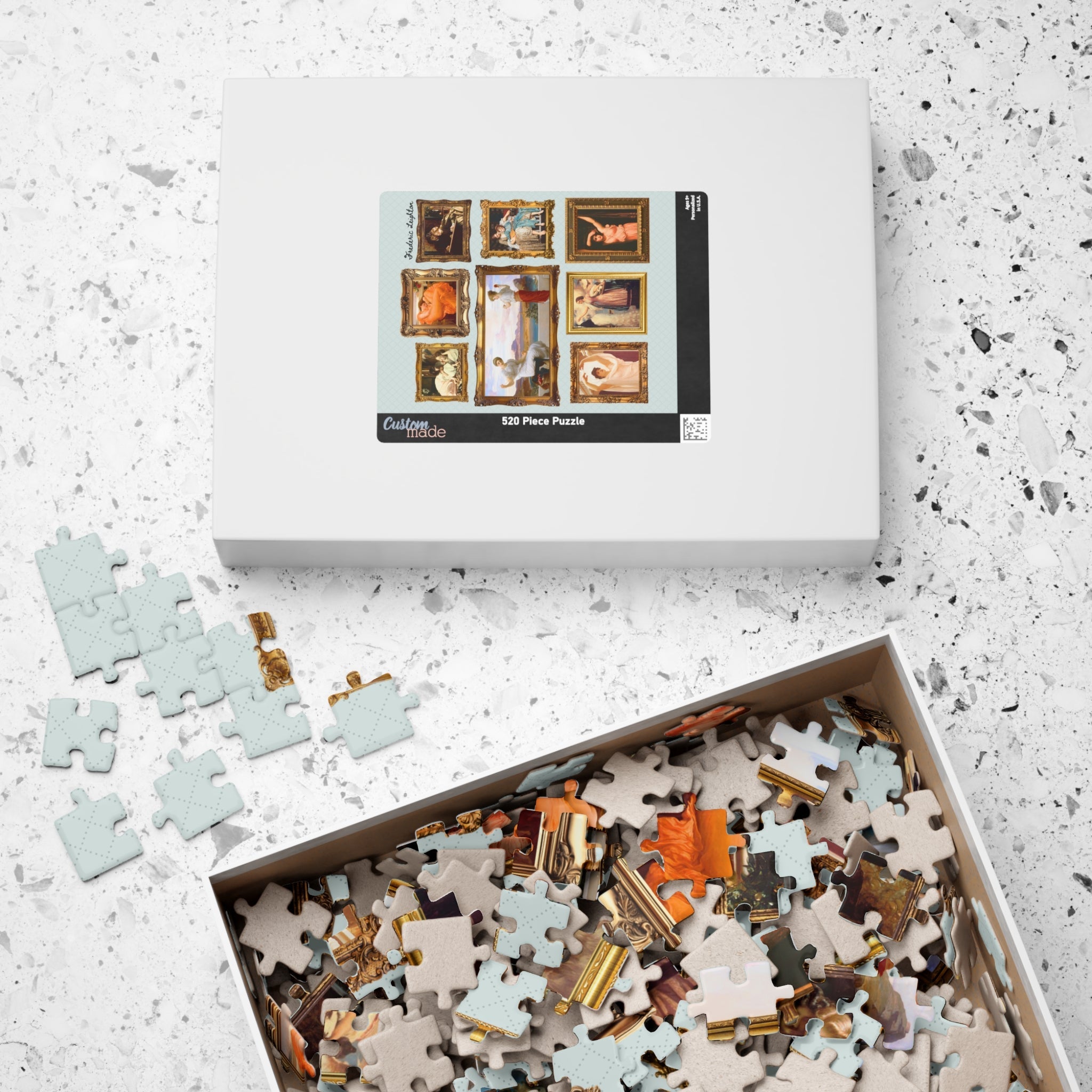 Frederic Leighton Art History Puzzle: Famous Paintings - Opal and June