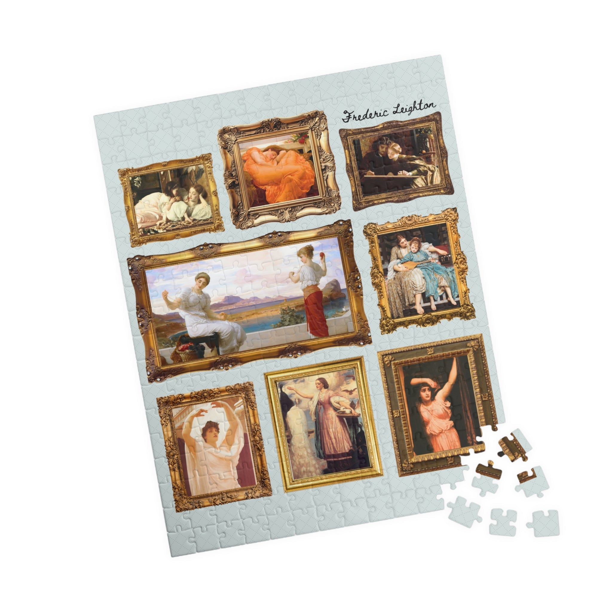 Frederic Leighton Art History Puzzle: Famous Paintings - Opal and June