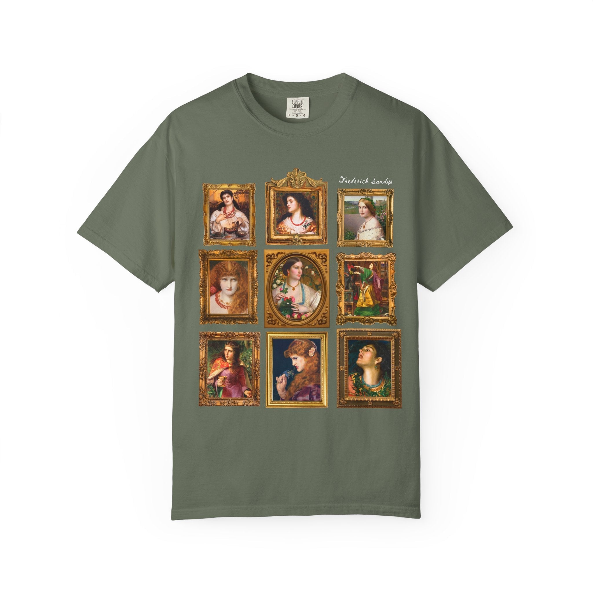 Frederick Sandys Art History Tee Shirt, 19th Century European Art History, Pre - Raphaelite Movement, Humanities Major Gift, Morgen le Fay - Opal and June