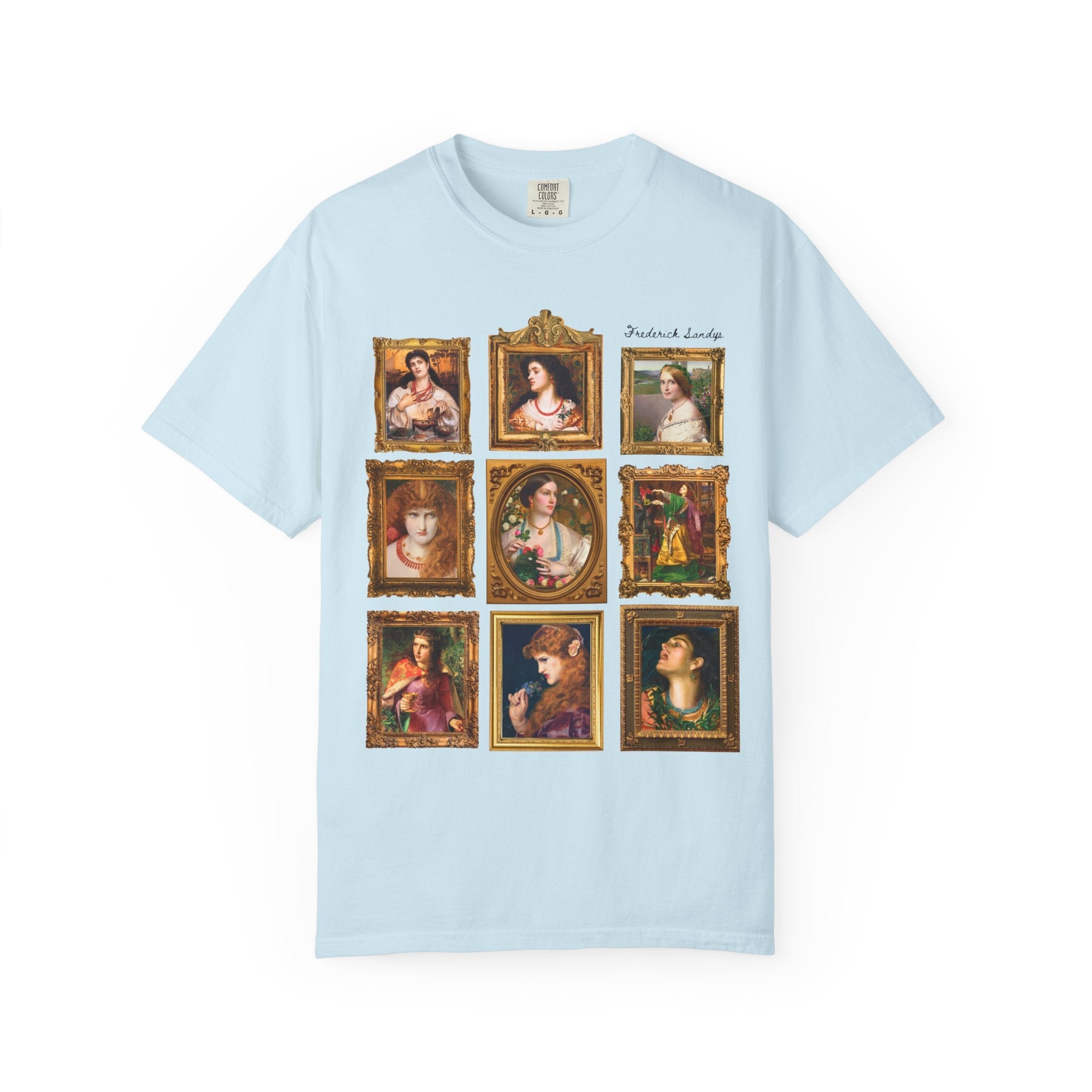 Frederick Sandys Art History Tee Shirt, 19th Century European Art History, Pre - Raphaelite Movement, Humanities Major Gift, Morgen le Fay - Opal and June