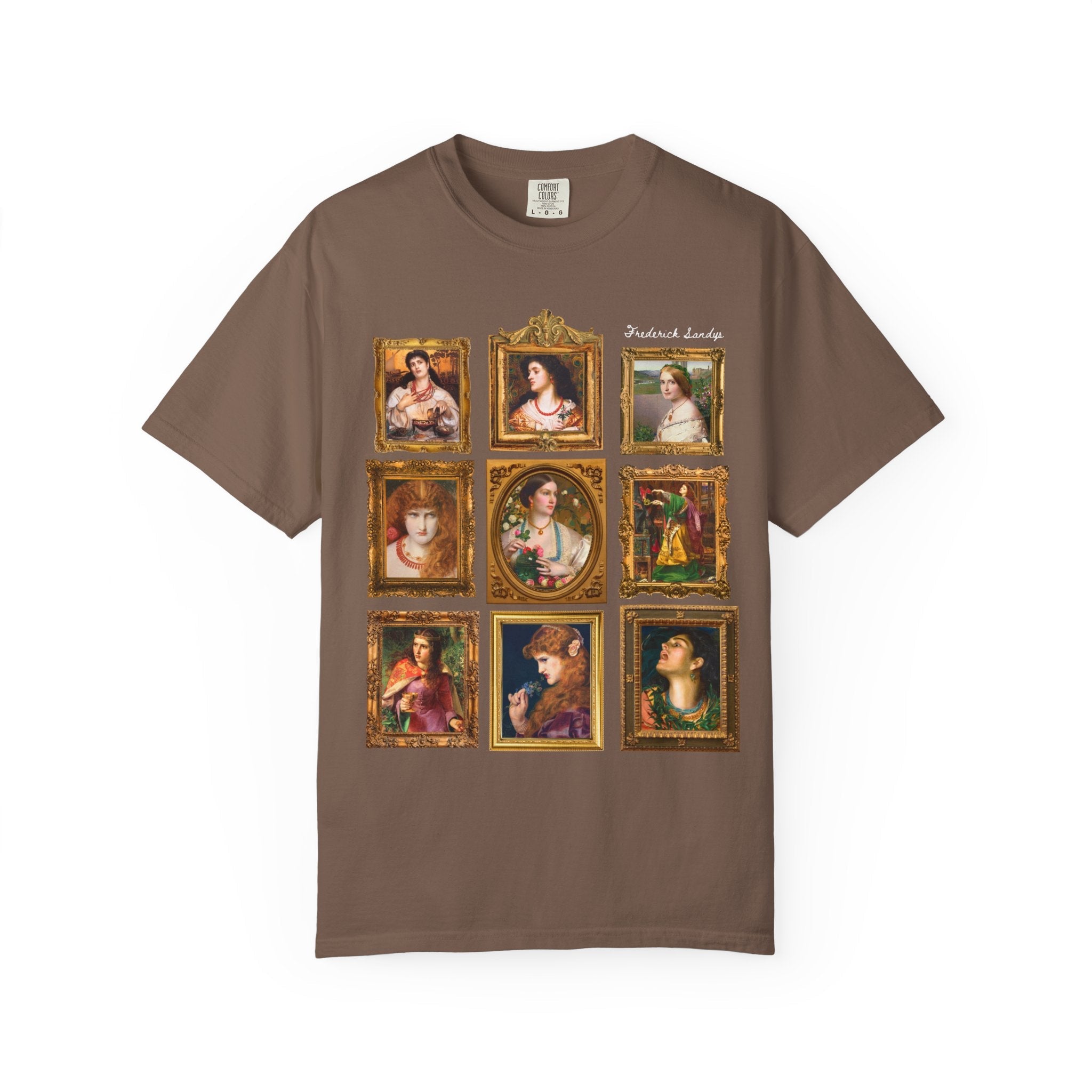 Frederick Sandys Art History Tee Shirt, 19th Century European Art History, Pre - Raphaelite Movement, Humanities Major Gift, Morgen le Fay - Opal and June