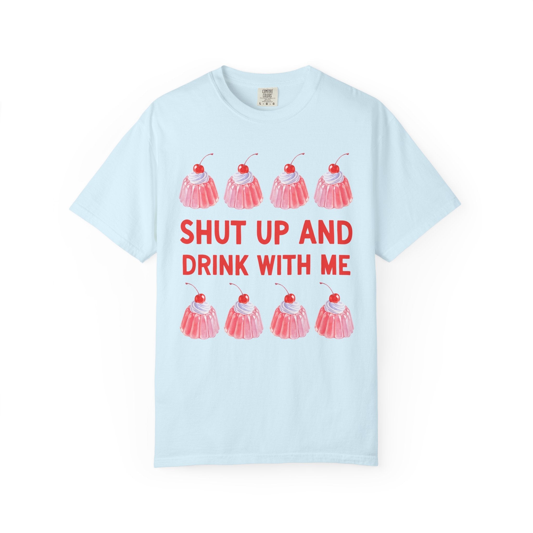 Funky Bachelorette Tee Shirt with Cherries: Shut Up and Marry Me Funny Bridal Party or Matching Bridesmaids T-Shirt for Bachelorette Weekend - Opal and June