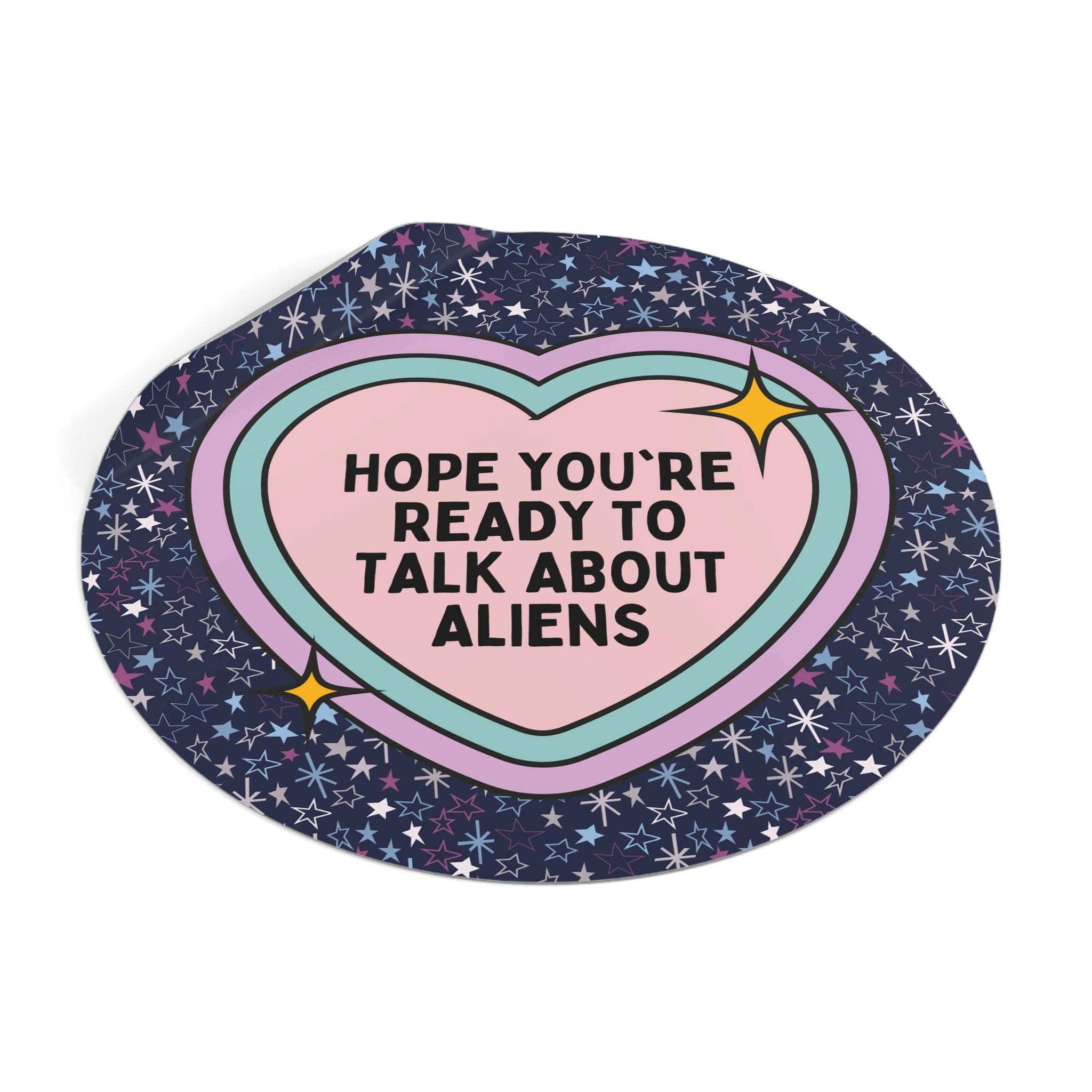 Funny Alien Sticker - Opal and June