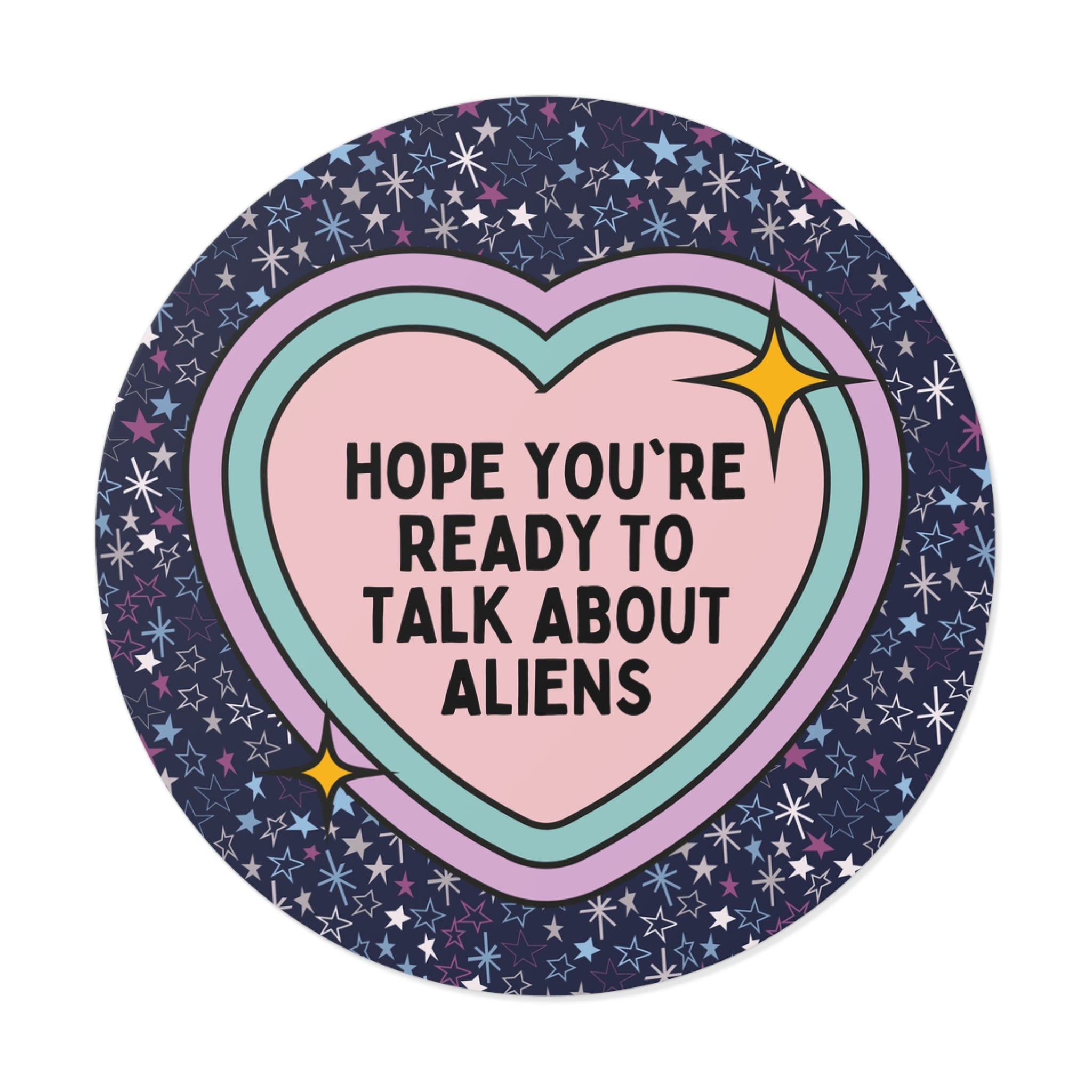 Funny Alien Sticker - Opal and June