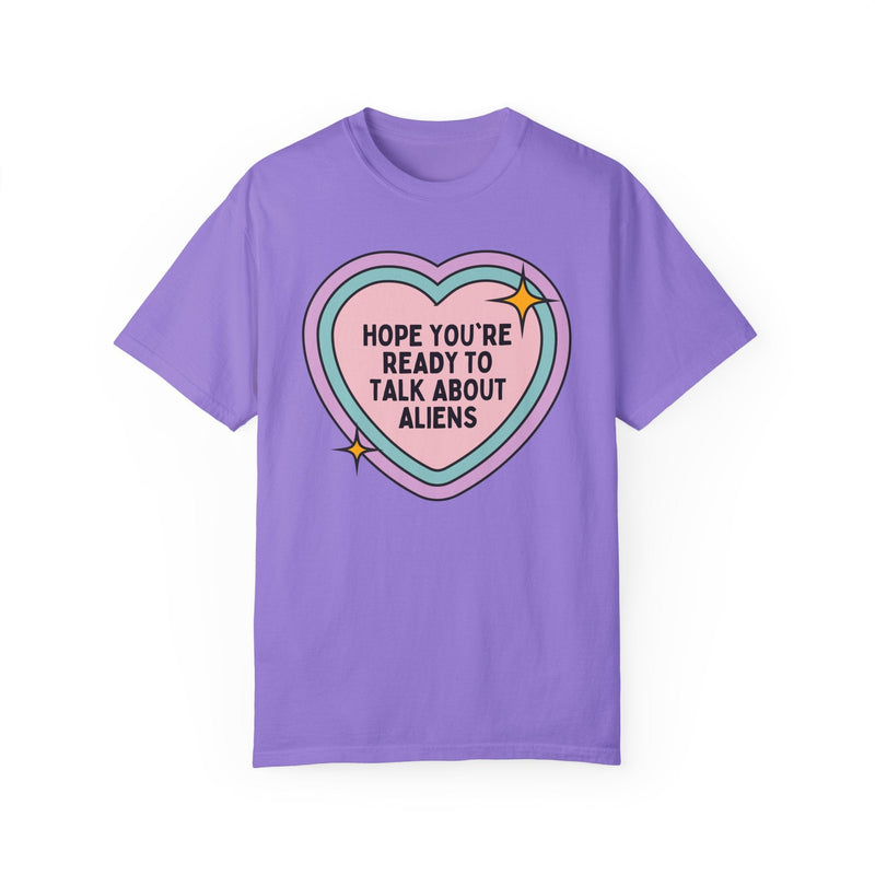 Funny Alien T-Shirt For Mom or Friend Who Loves Space, Spooky Paranormal UFO Conspiracy Theory Gift, Cute Retro Alien Tee Shirt for Daughter - Opal and June