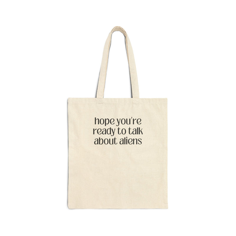 Funny Alien Tote Bag - Opal and June