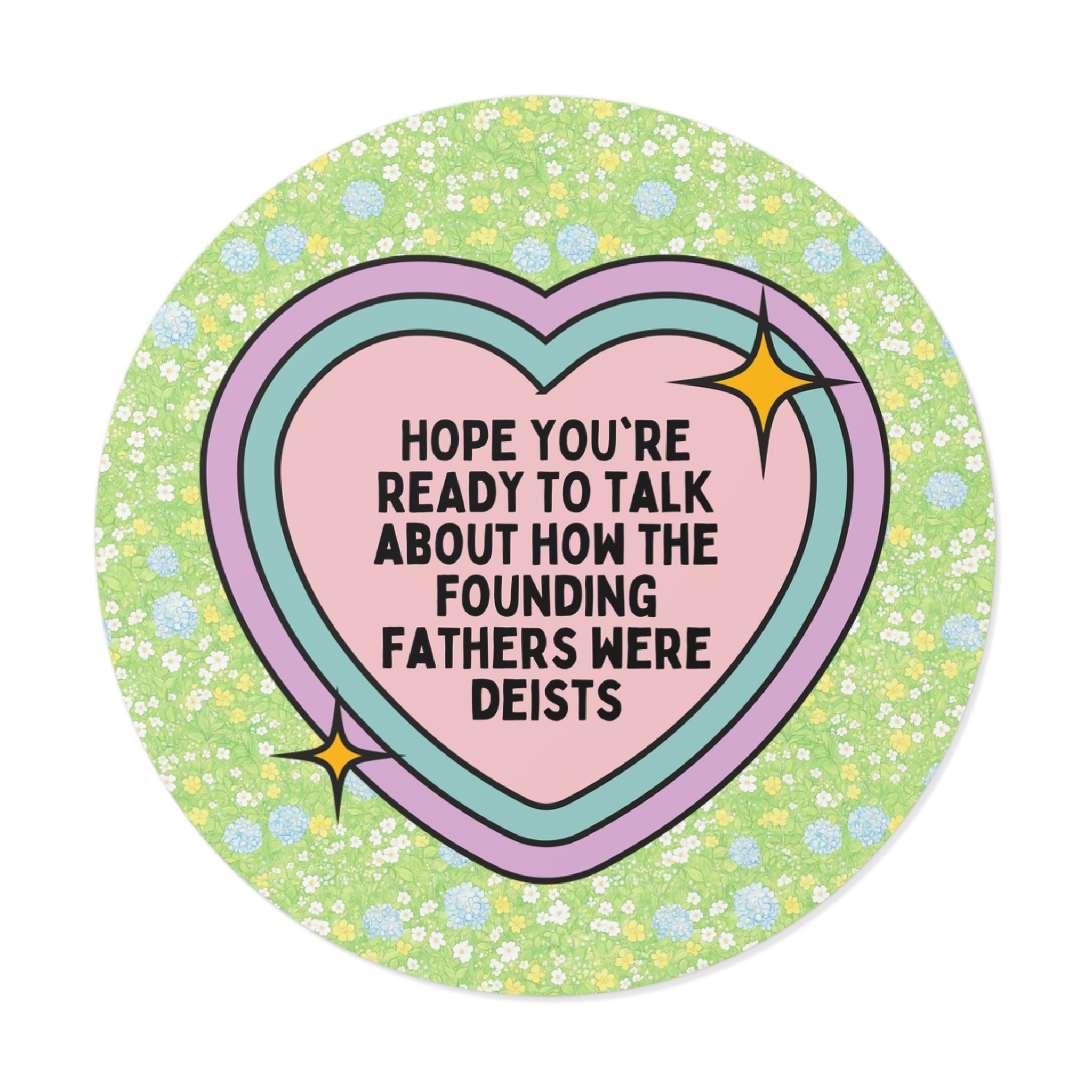 Funny American History Sticker, Revolutionary War US History Sticker for History Buff, 18th Century History Professor, History Major Gift - Opal and June