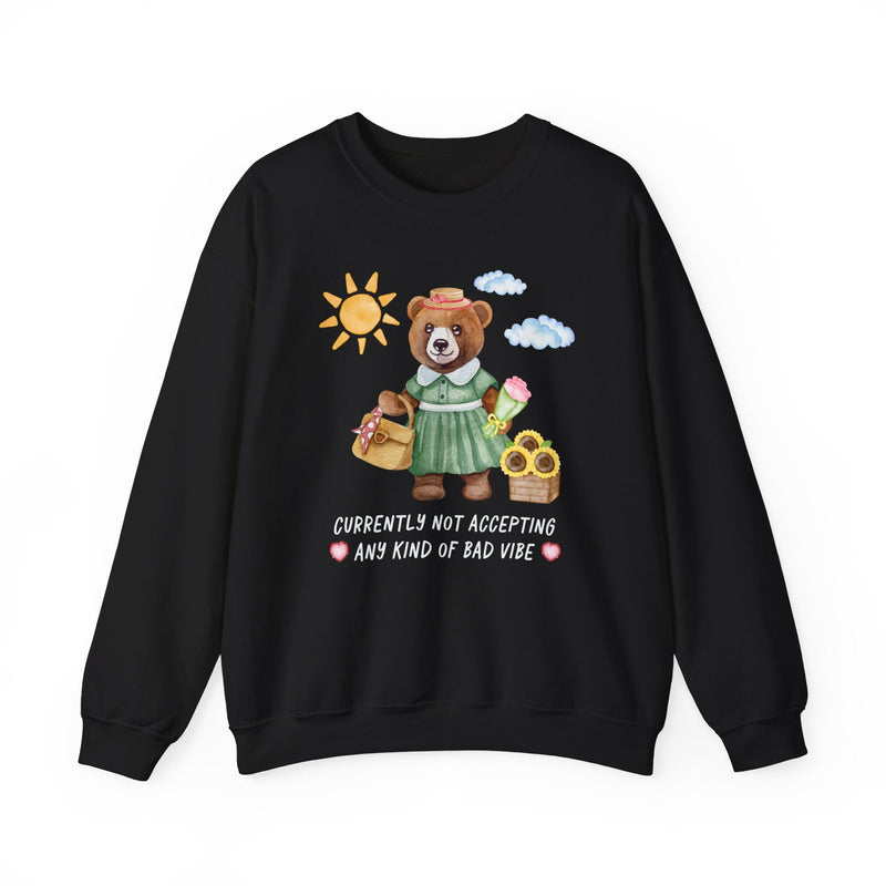 Funny and Chaotic Cottagecore Bear Sweatshirt - Opal and June
