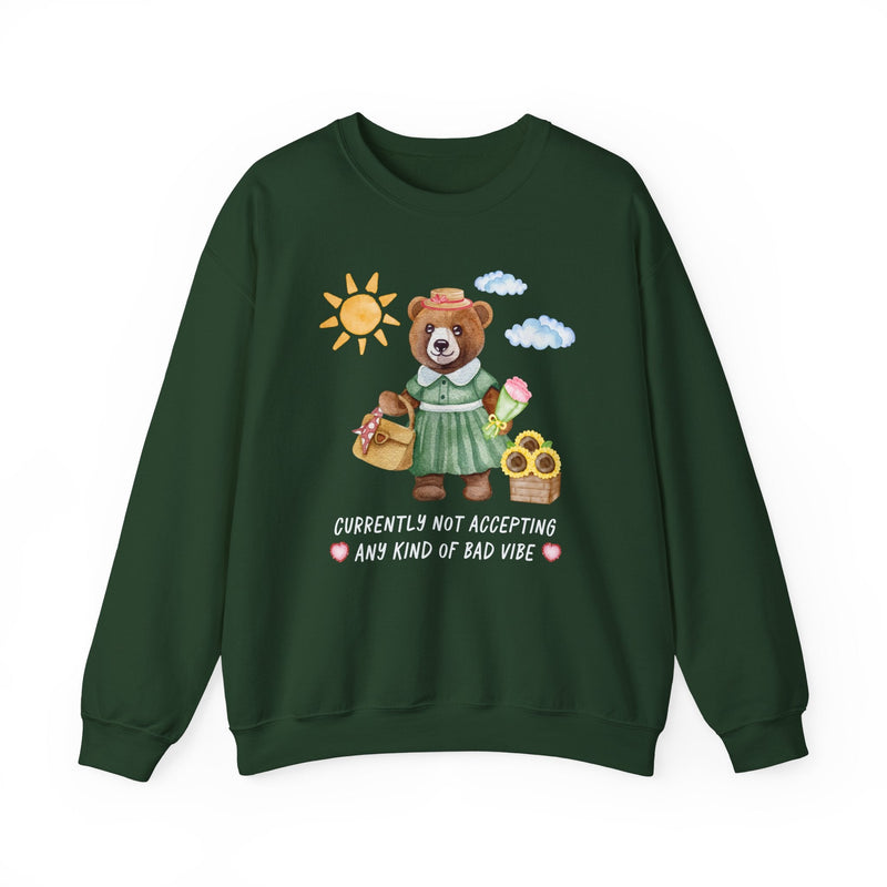 Funny and Chaotic Cottagecore Bear Sweatshirt - Opal and June