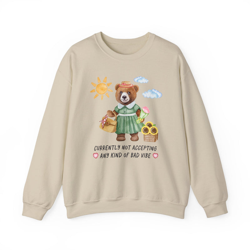 Funny and Chaotic Cottagecore Bear Sweatshirt - Opal and June