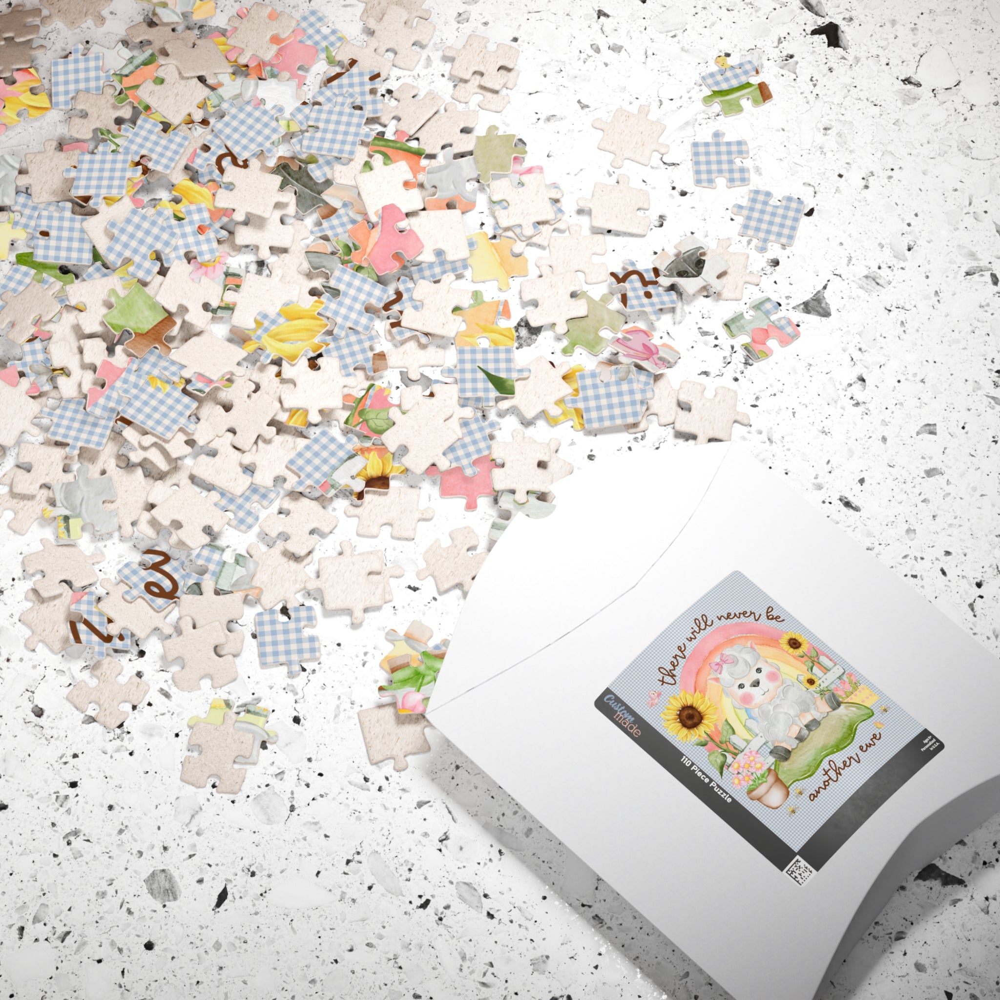 Funny Animal Lover Puzzle, Positive Affirmation, Silly 90s Aesthetic Puzzle with Flowers Your Grandma Would Love, Butterfly Lover Gift - Opal and June