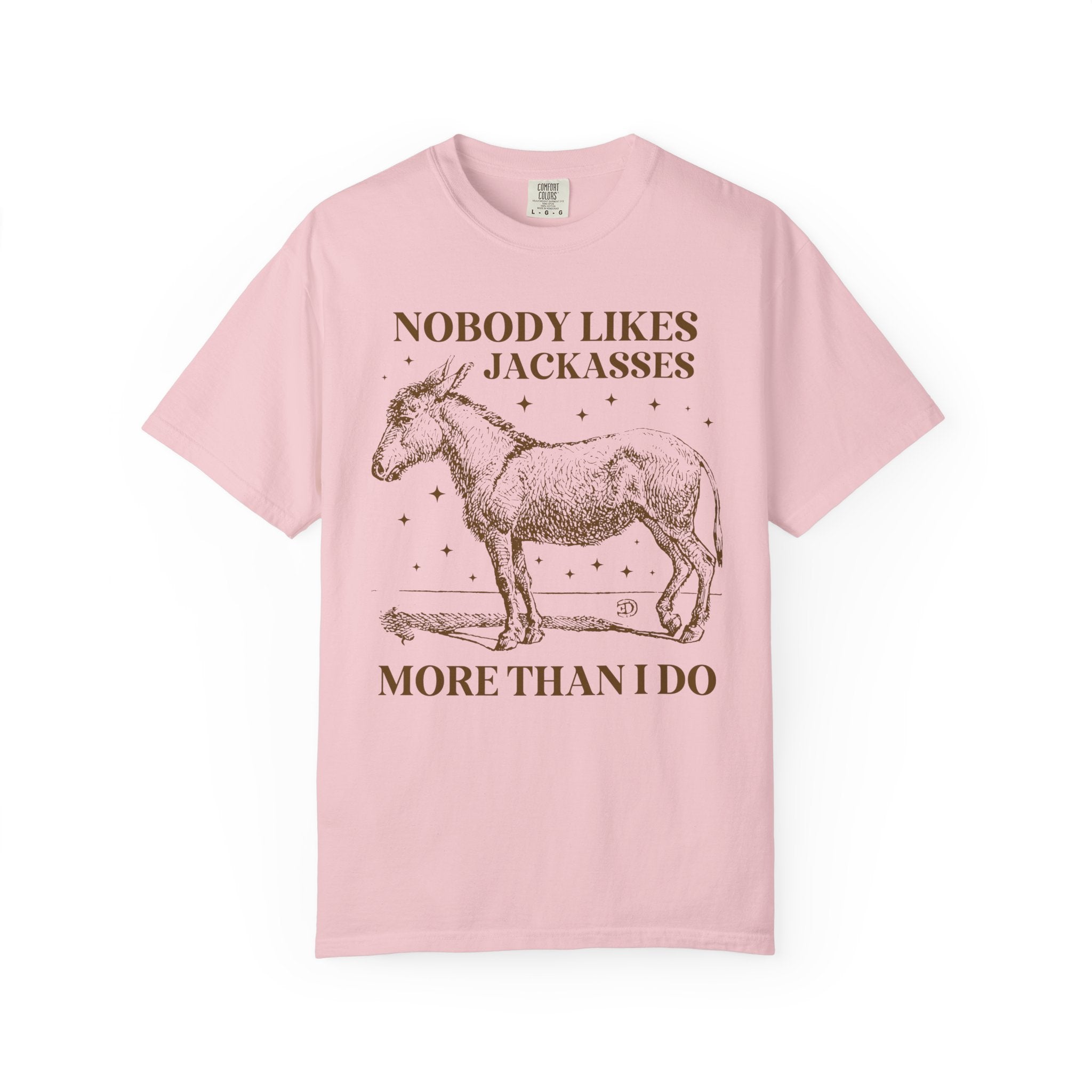 Funny Animal Lover Tee Shirt for Friend Who Loves Donkeys, Silly Donkey Lover Gift for Dad, Funny Sarcastic Present for Sister or Brother - Opal and June