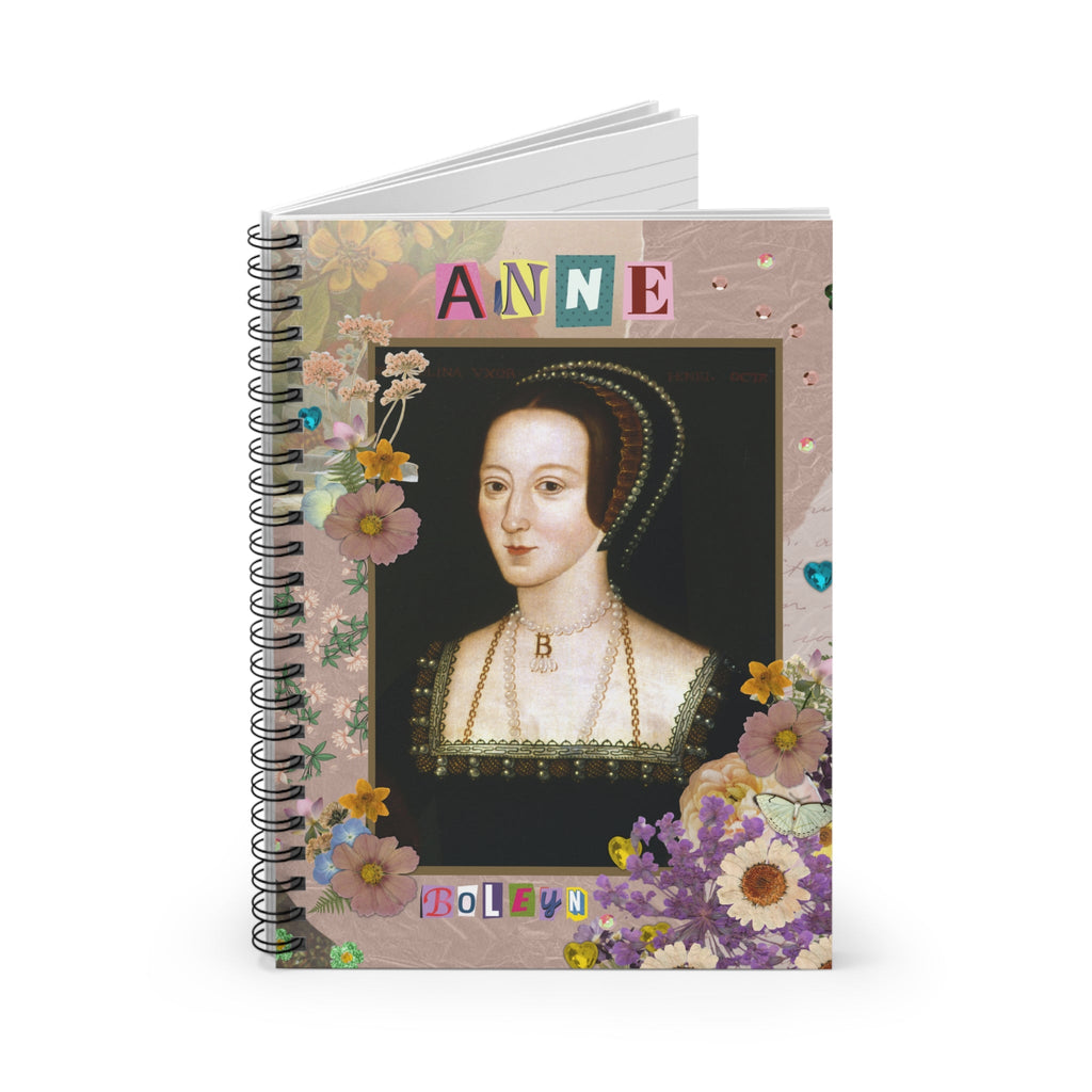 Funny Anne Boleyn Notebook: 90s Aesthetic Journal for History Major - Opal and June