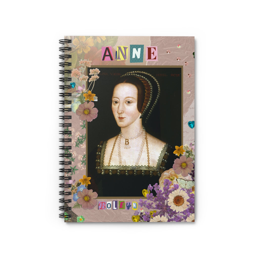 Funny Anne Boleyn Notebook: 90s Aesthetic Journal for History Major - Opal and June