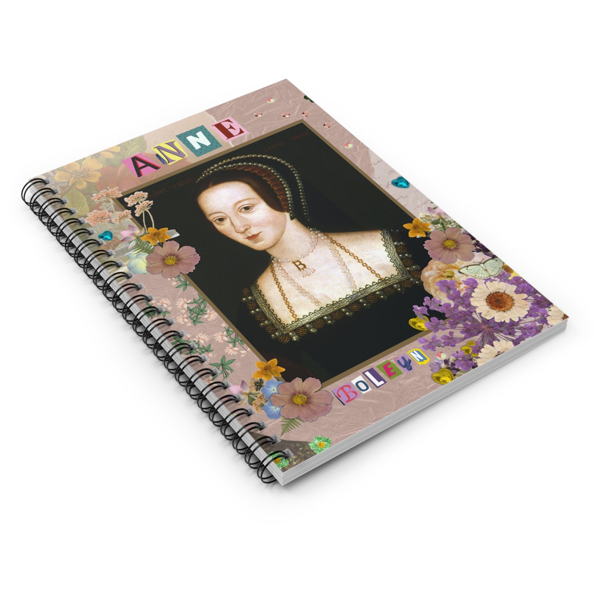 Funny Anne Boleyn Notebook: 90s Aesthetic Journal for History Major - Opal and June