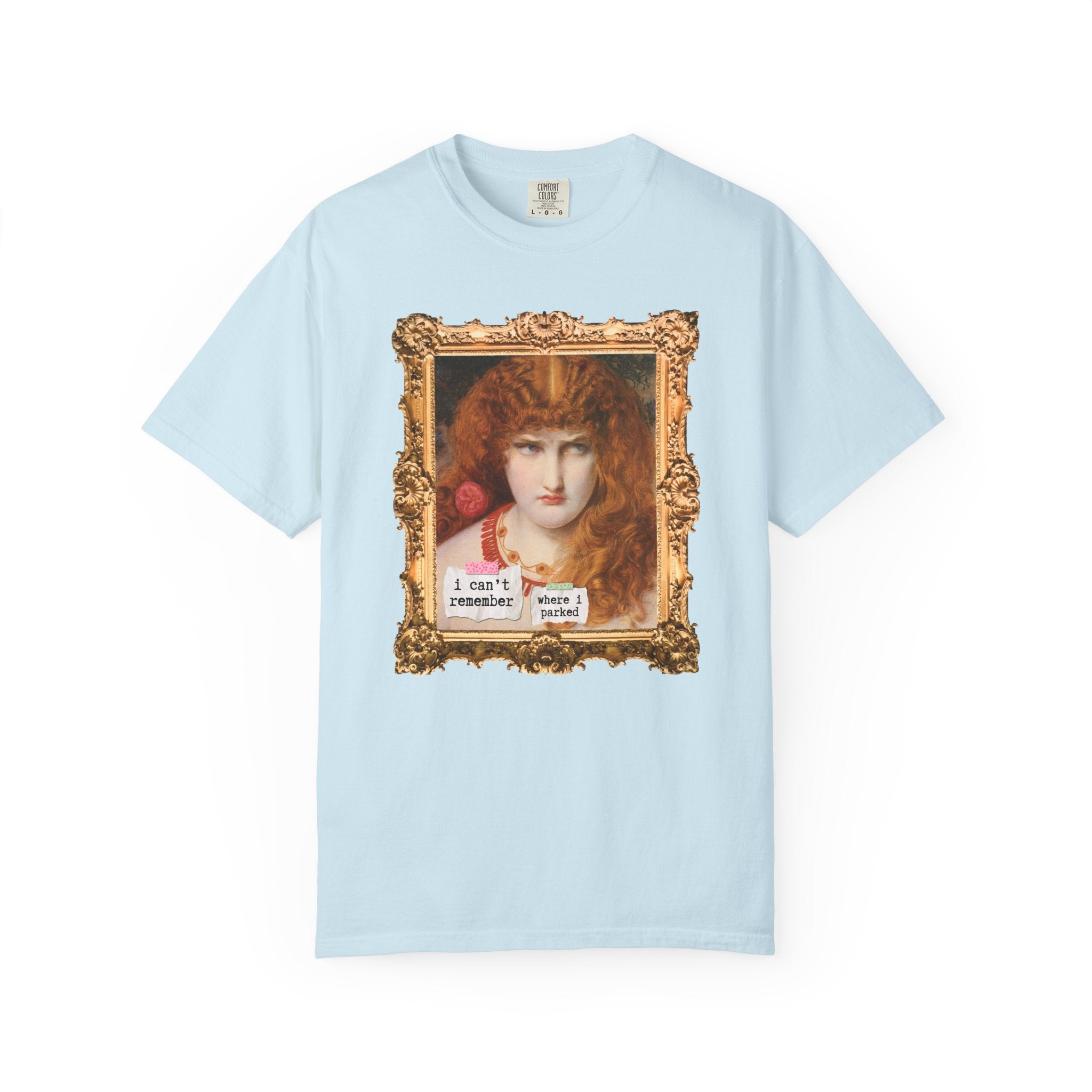 Funny Anxious or New Driver Tee Shirt for Sixteenth Birthday: I Can't Remember Where I Parked, Helen of Troy Painting by Frederick Sandys - Opal and June