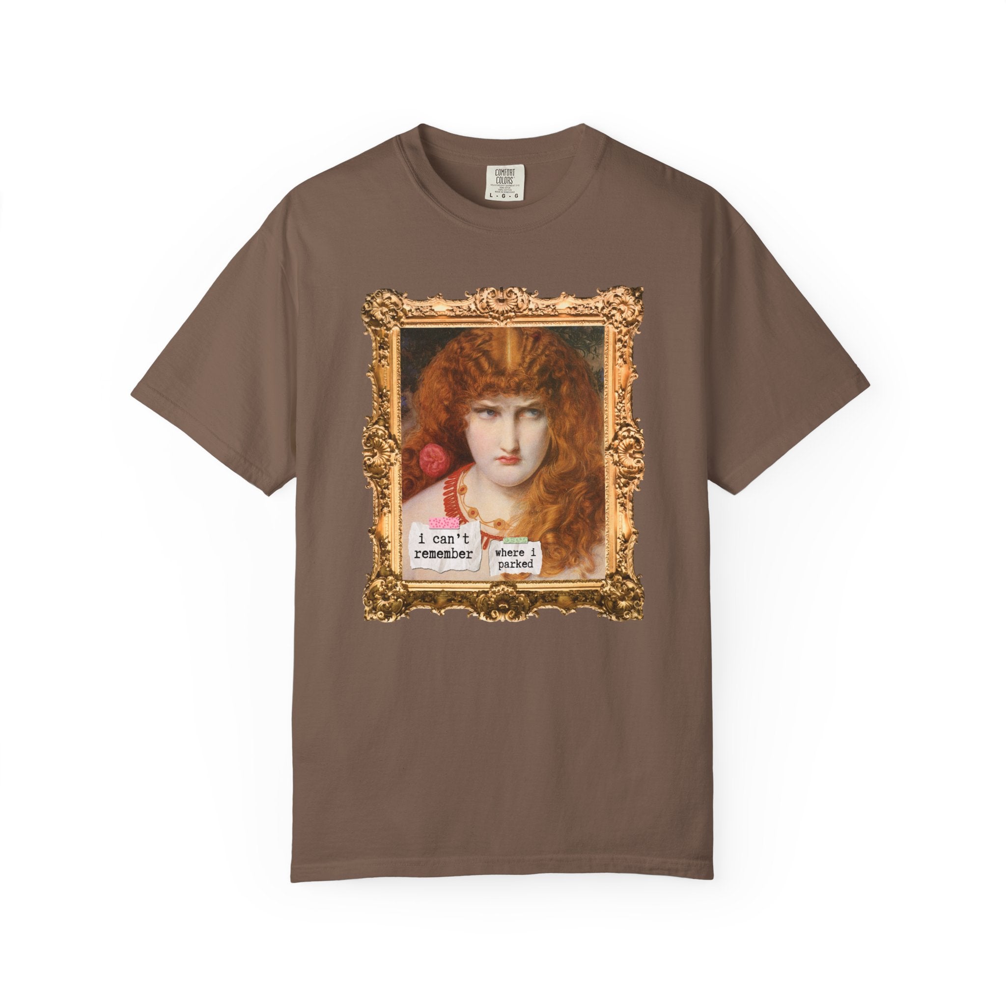 Funny Anxious or New Driver Tee Shirt for Sixteenth Birthday: I Can't Remember Where I Parked, Helen of Troy Painting by Frederick Sandys - Opal and June