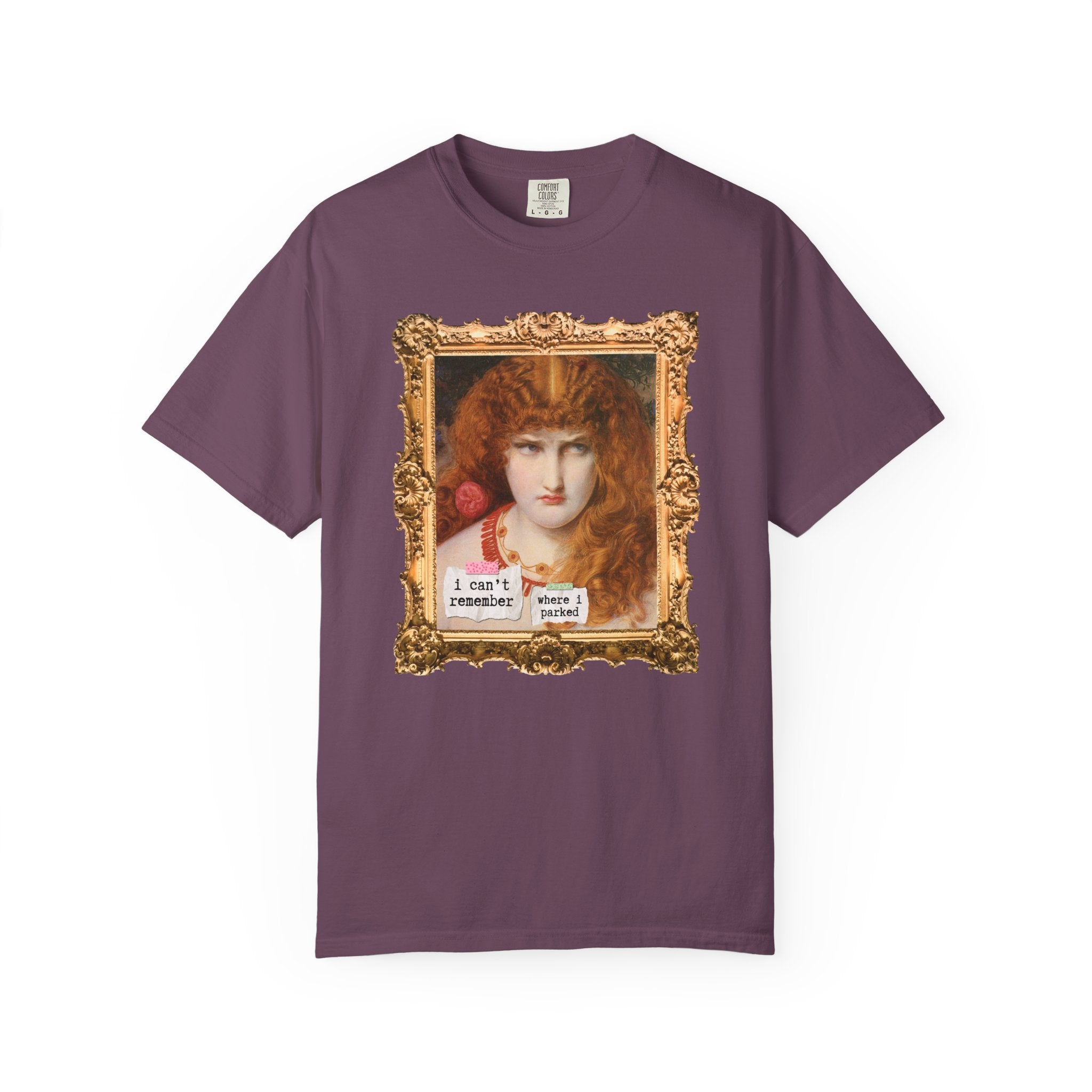 Funny Anxious or New Driver Tee Shirt for Sixteenth Birthday: I Can't Remember Where I Parked, Helen of Troy Painting by Frederick Sandys - Opal and June