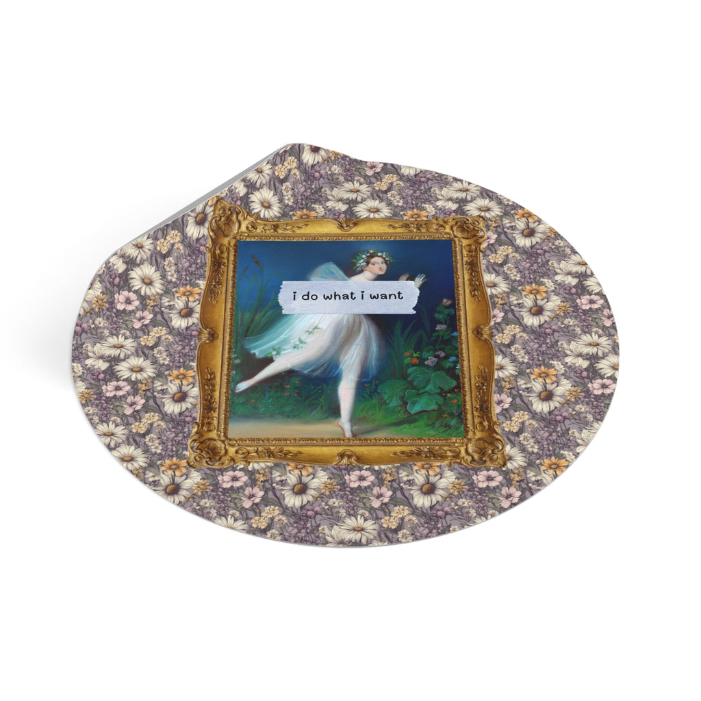Funny Art History Sticker: Carlotta Grisi, Funny Saying Sticker for Feminist Who Loves Ballet, Humanities Major, 19th Century European Art - Opal and June