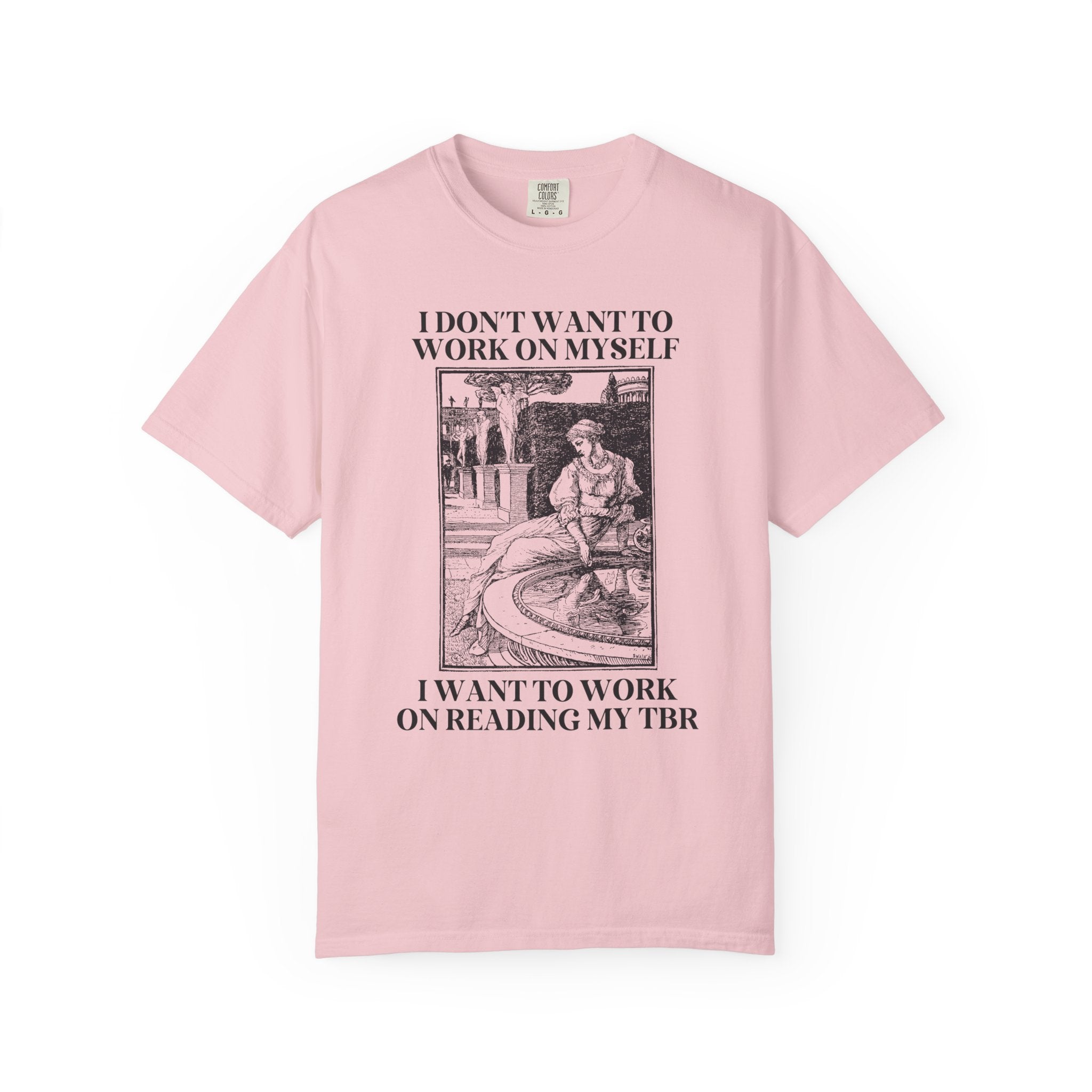 Funny Book Lover Gift Idea for Girlfriend or Wife Who Loves Romance Novels, Silly Golbincore Librarian Tee Shirt for Bookworm or Reader - Opal and June