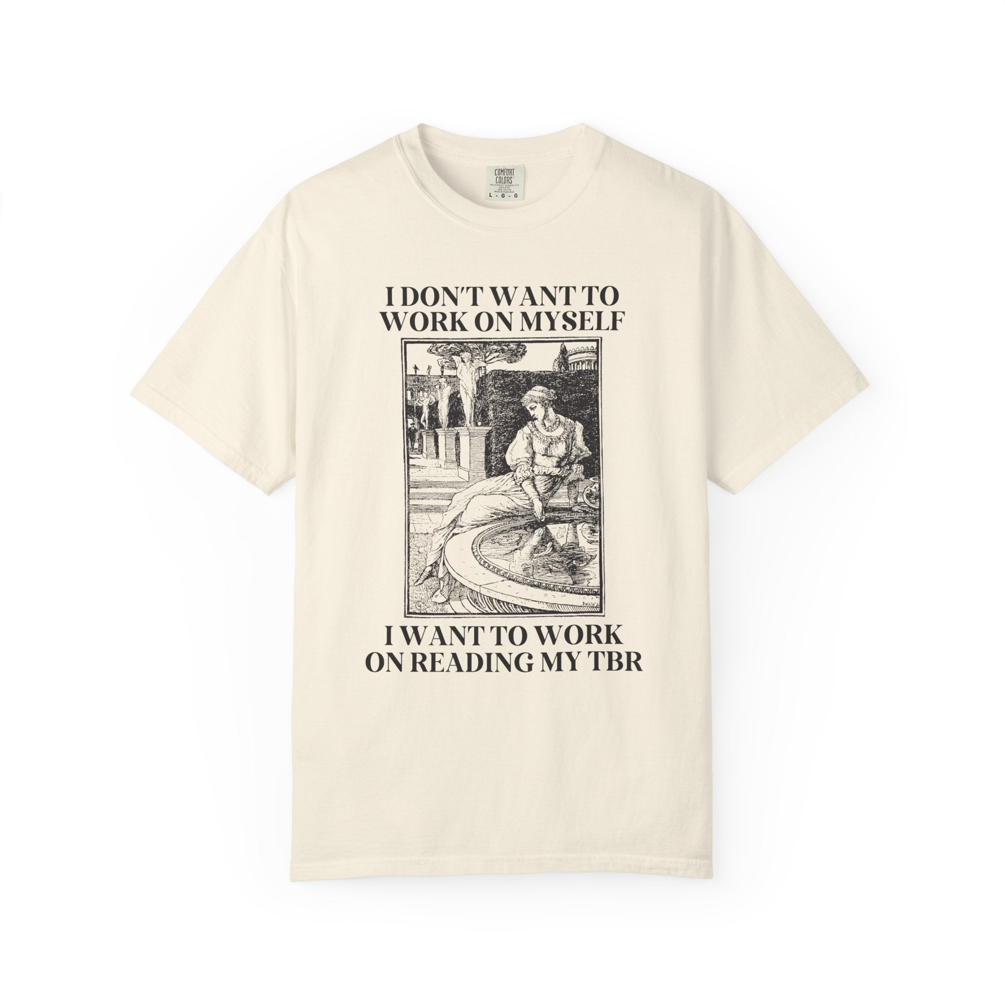 Funny Book Lover Gift Idea for Girlfriend or Wife Who Loves Romance Novels, Silly Golbincore Librarian Tee Shirt for Bookworm or Reader - Opal and June