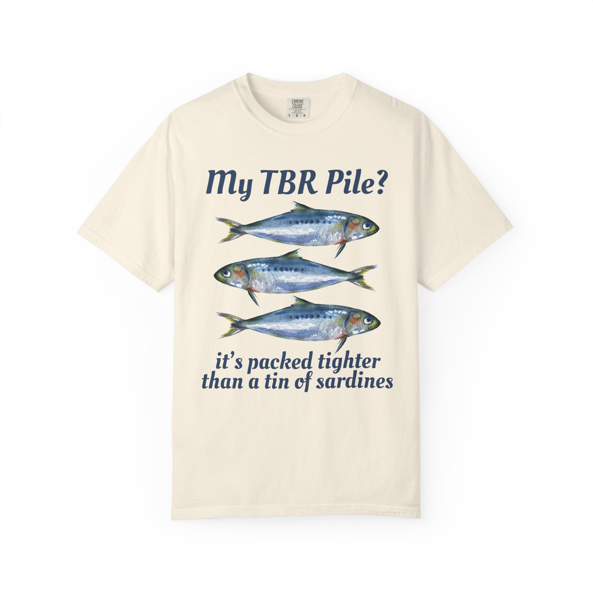 Funny Book Lover Gift Idea for Reader Who Loves Sardines or Fishing, Cute Reading or High School English Teacher, Literature Professor Gift - Opal and June