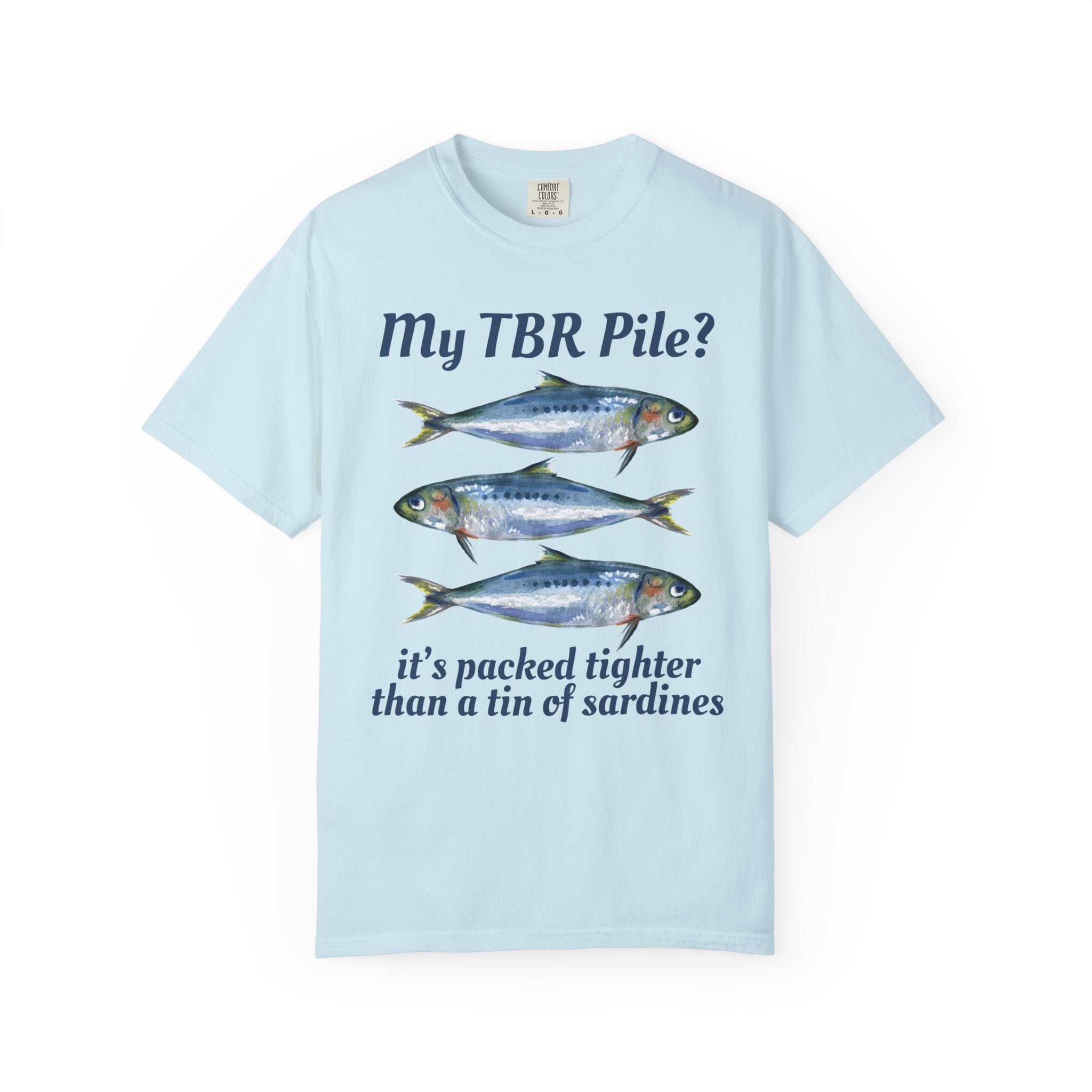 Funny Book Lover Gift Idea for Reader Who Loves Sardines or Fishing, Cute Reading or High School English Teacher, Literature Professor Gift - Opal and June