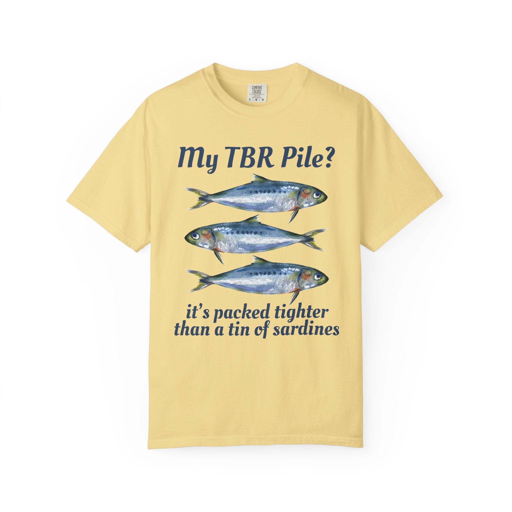 Funny Book Lover Gift Idea for Reader Who Loves Sardines or Fishing, Cute Reading or High School English Teacher, Literature Professor Gift - Opal and June