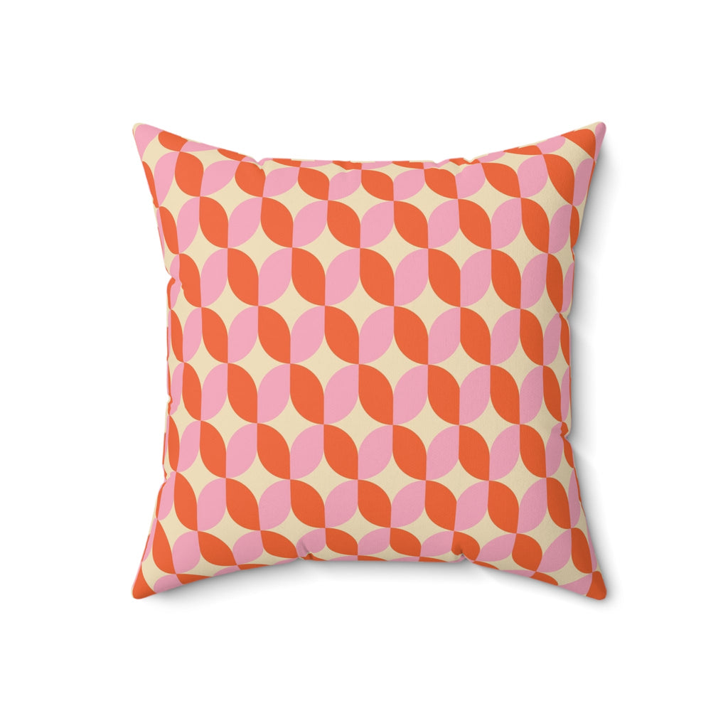 Funny Bookish Pillow, 70s Retro Aesthetic: Shelf Control is Totally Boring - Opal and June