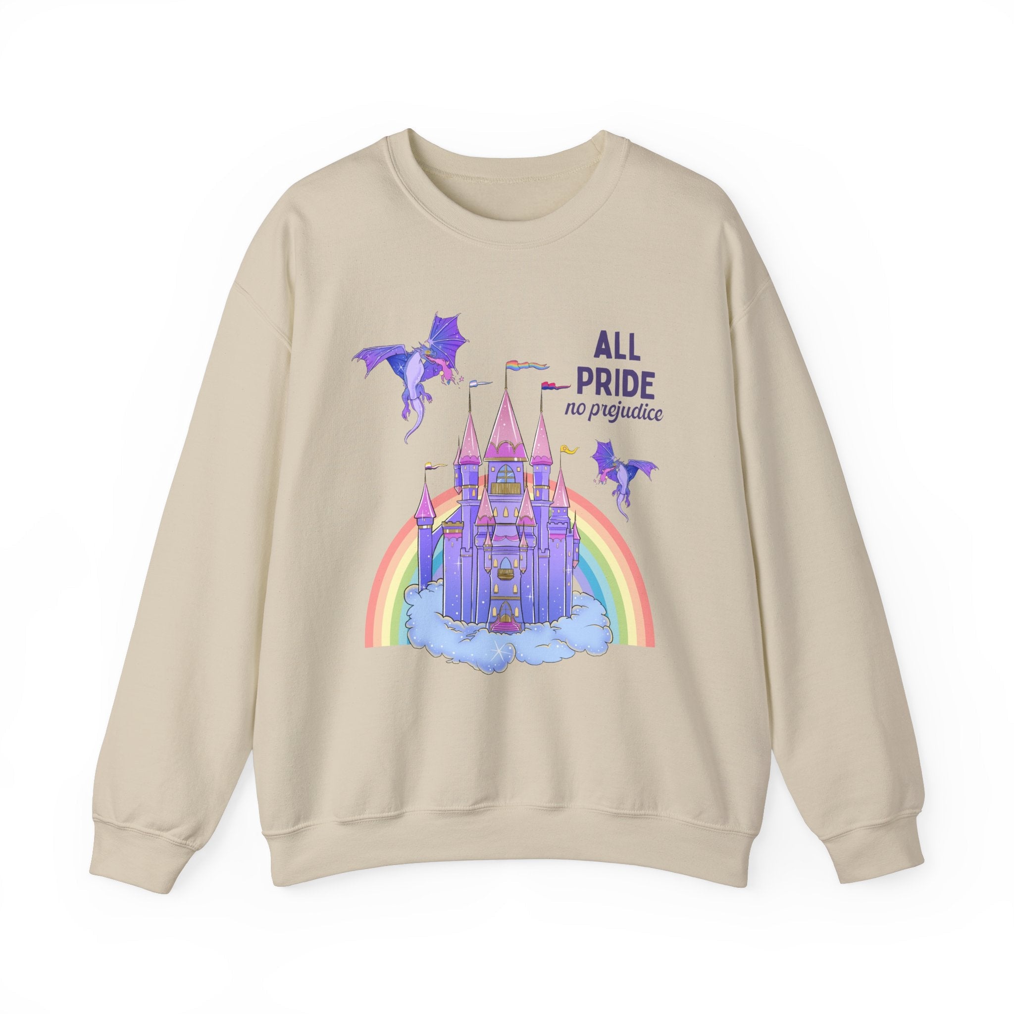 Funny Bookish Sweatshirt with Castle - Opal and June