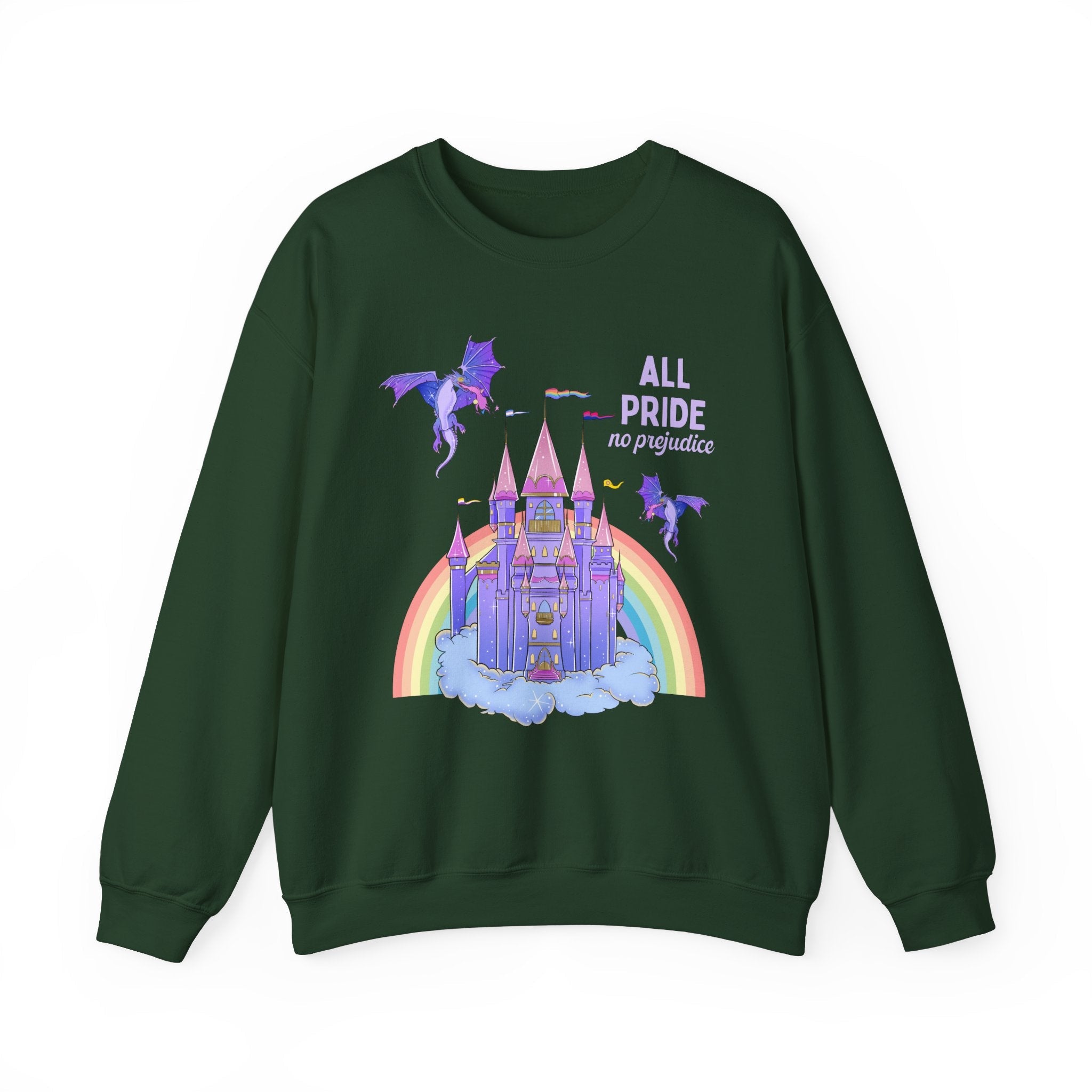 Funny Bookish Sweatshirt with Castle - Opal and June