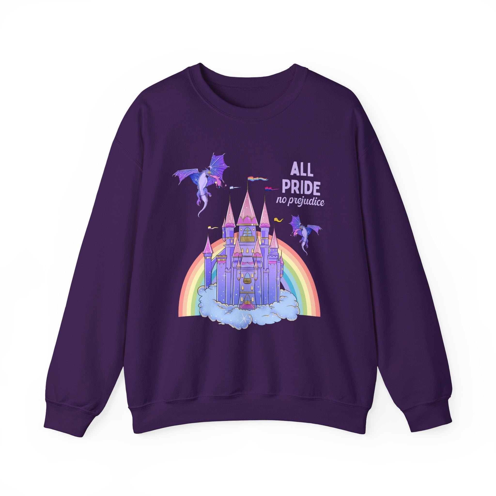 Funny Bookish Sweatshirt with Castle - Opal and June