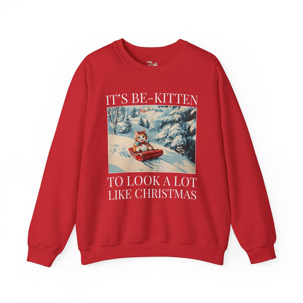 Funny Christmas Cat Lover Sweatshirt - Opal and June