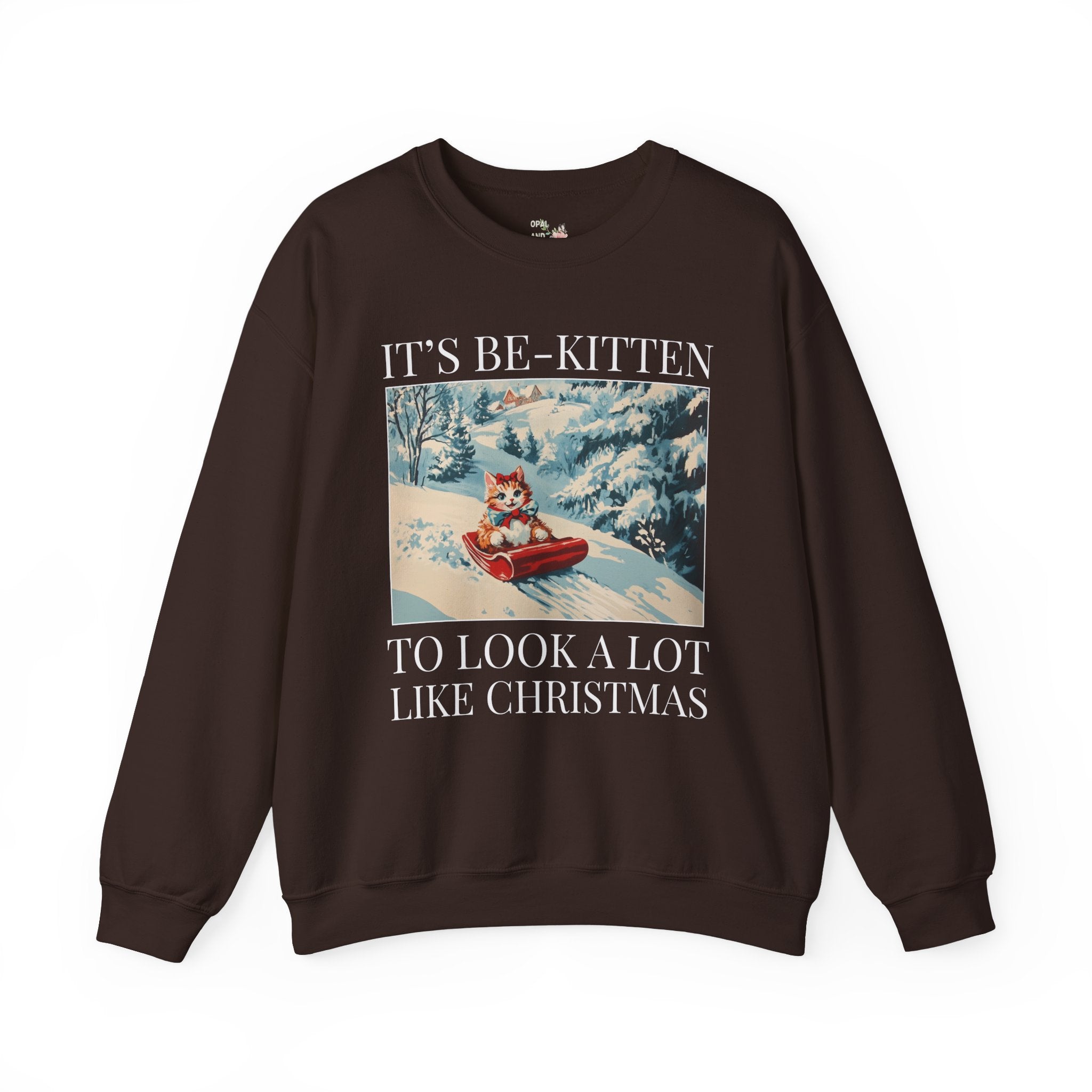 Funny Christmas Cat Lover Sweatshirt - Opal and June