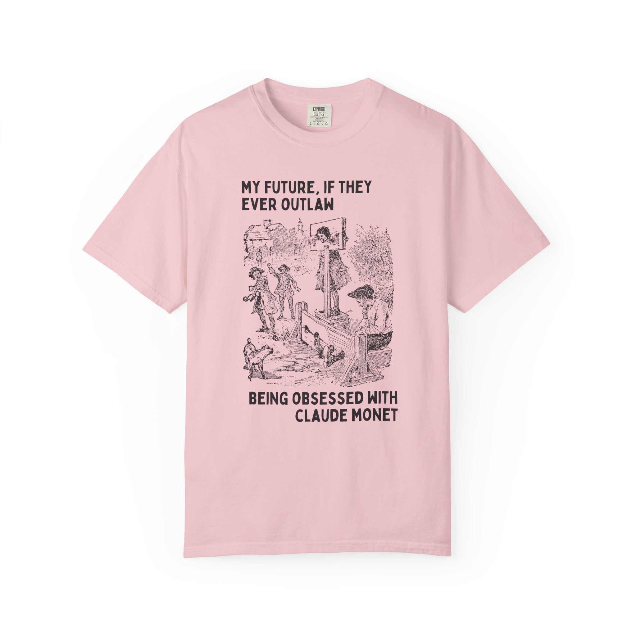 Funny Claude Monet Tee Shirt for Friend Who Loves 19th Century Impressionist Art, Silly Art Historian Gift for Humanites Major or Professor - Opal and June