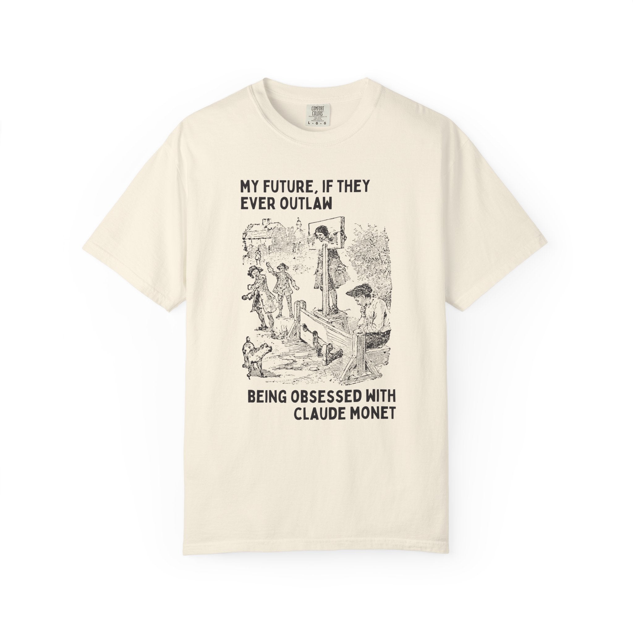 Funny Claude Monet Tee Shirt for Friend Who Loves 19th Century Impressionist Art, Silly Art Historian Gift for Humanites Major or Professor - Opal and June