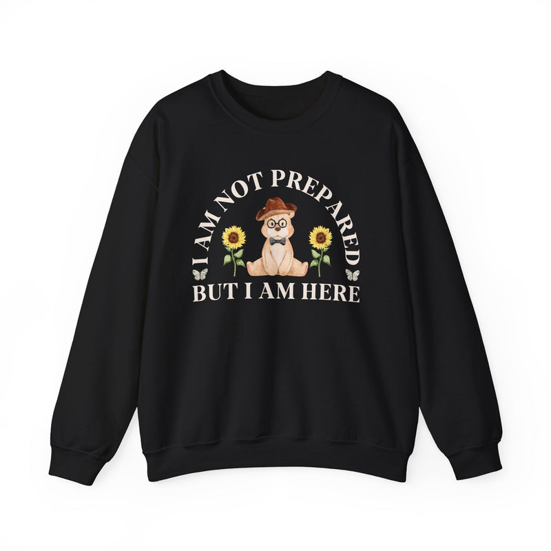 Funny Cottagecore Bear Sweatshirt for Chaotic Friend - Opal and June